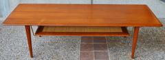 Hvidt & Mølgaard-Nielsen Solid Teak Coffee Table Fd 516 France & Son