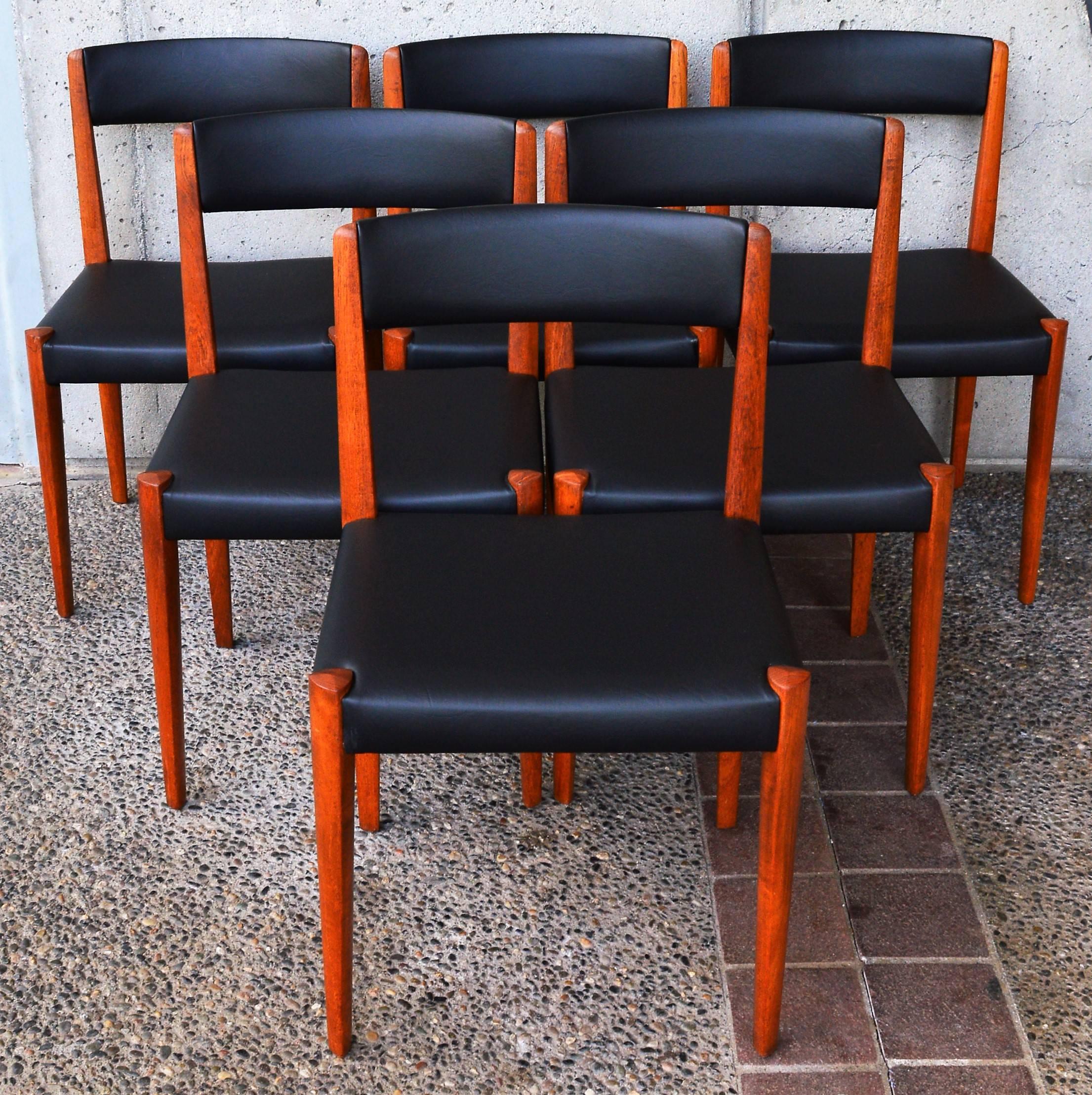 Danish Teak Dining Chairs for Fritz Hansen (Set of 6) 3
