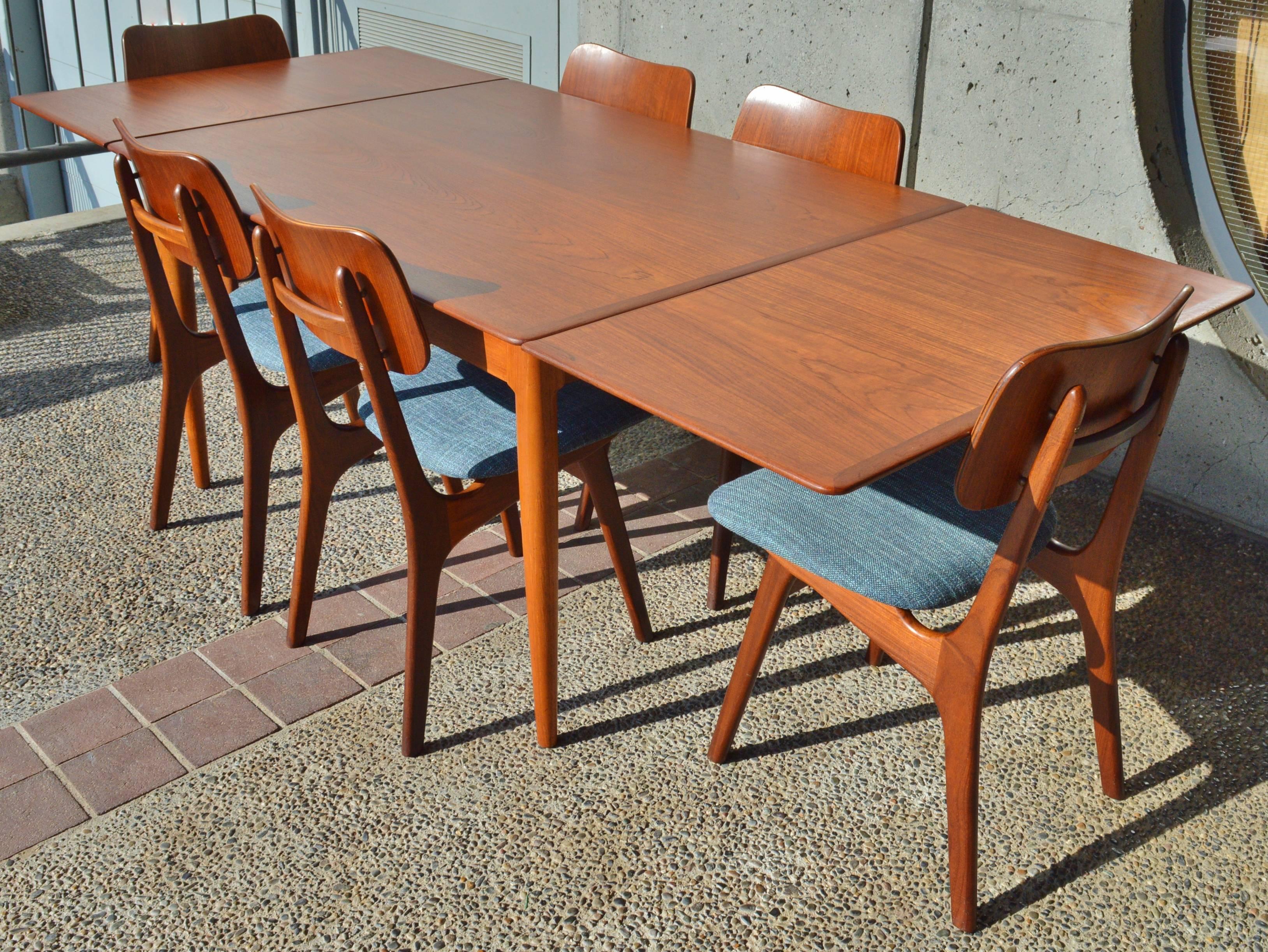 Set of Six Teak Dining Chairs by Arne Hovmand-Olsen 2