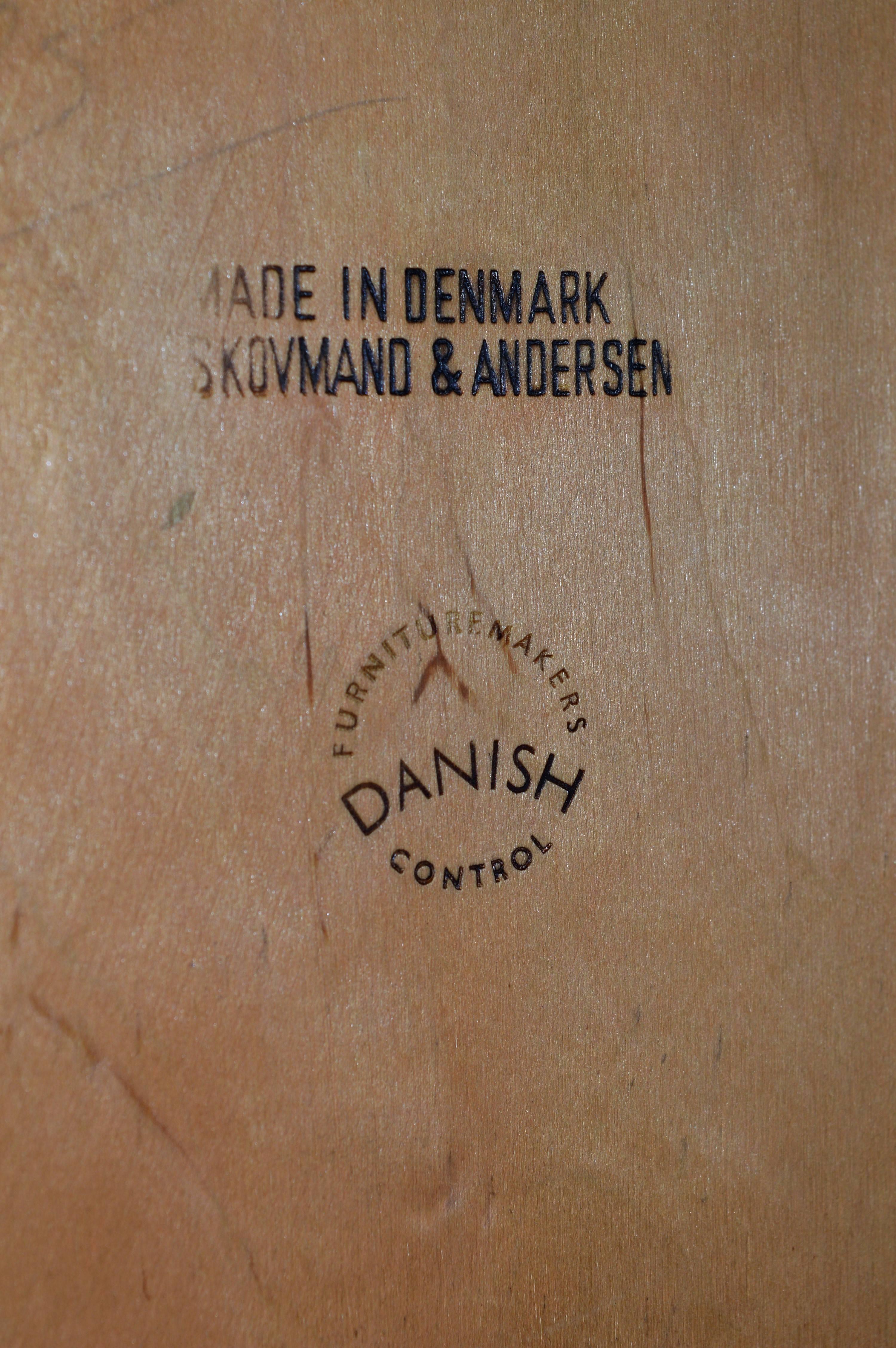 Danish Skovmand and Andersen Teak Tambour Fronted Corner Cabinet 4