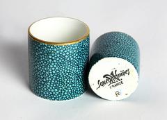 Rare Antique French Sarreguemines Cigarette and Match Holders