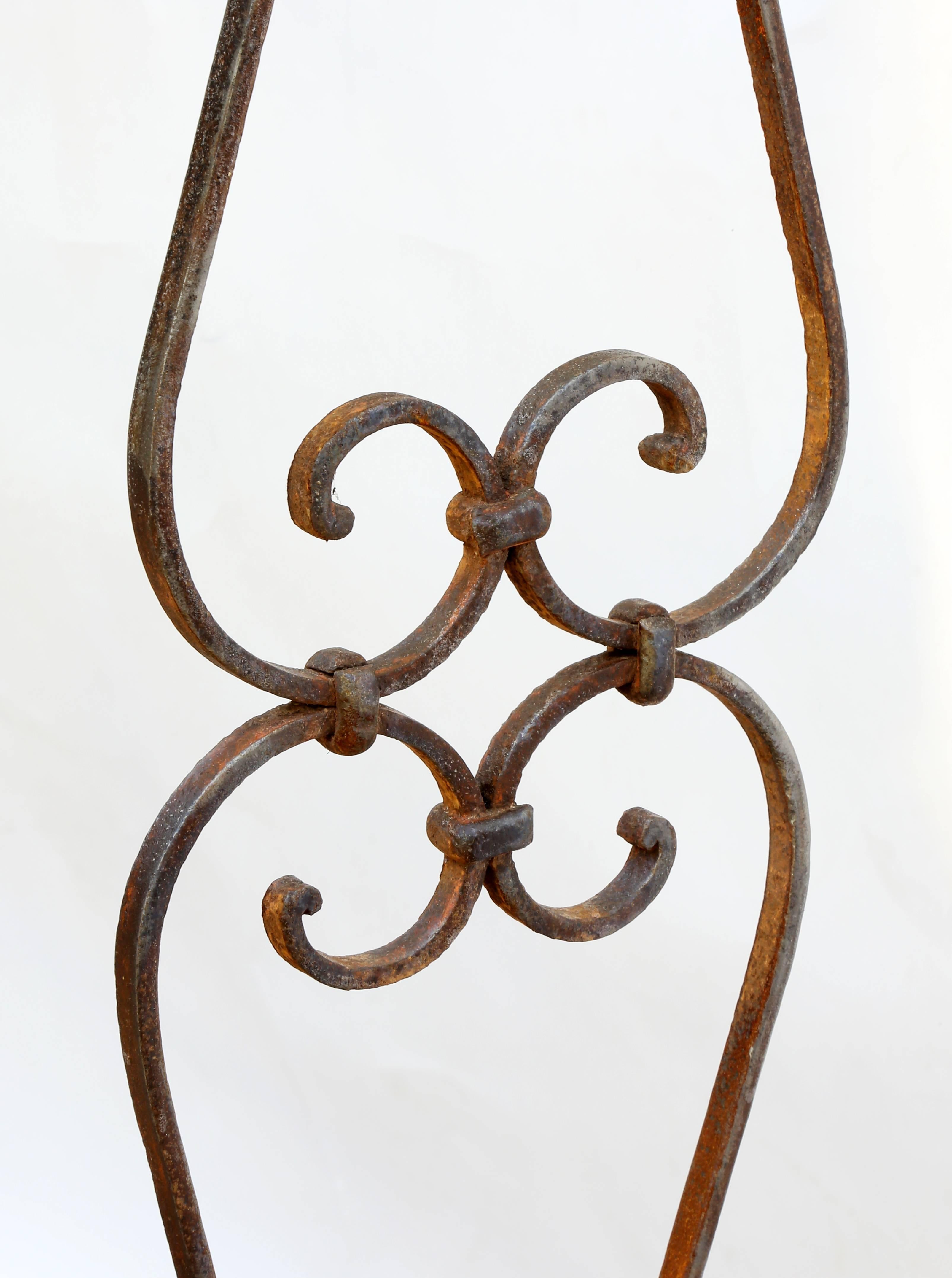 19th Century Antique French Ironwork Console