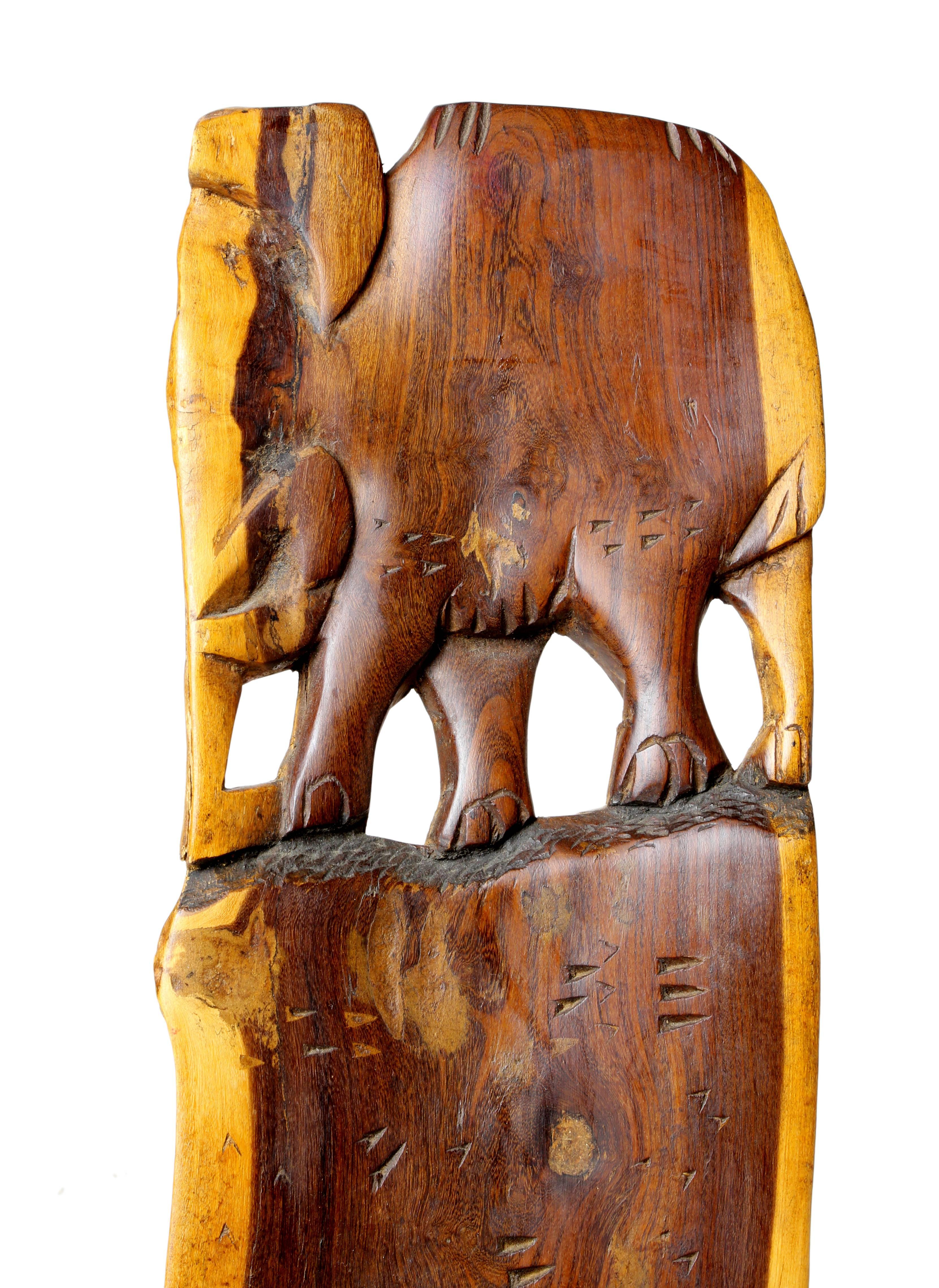 carved african chairs
