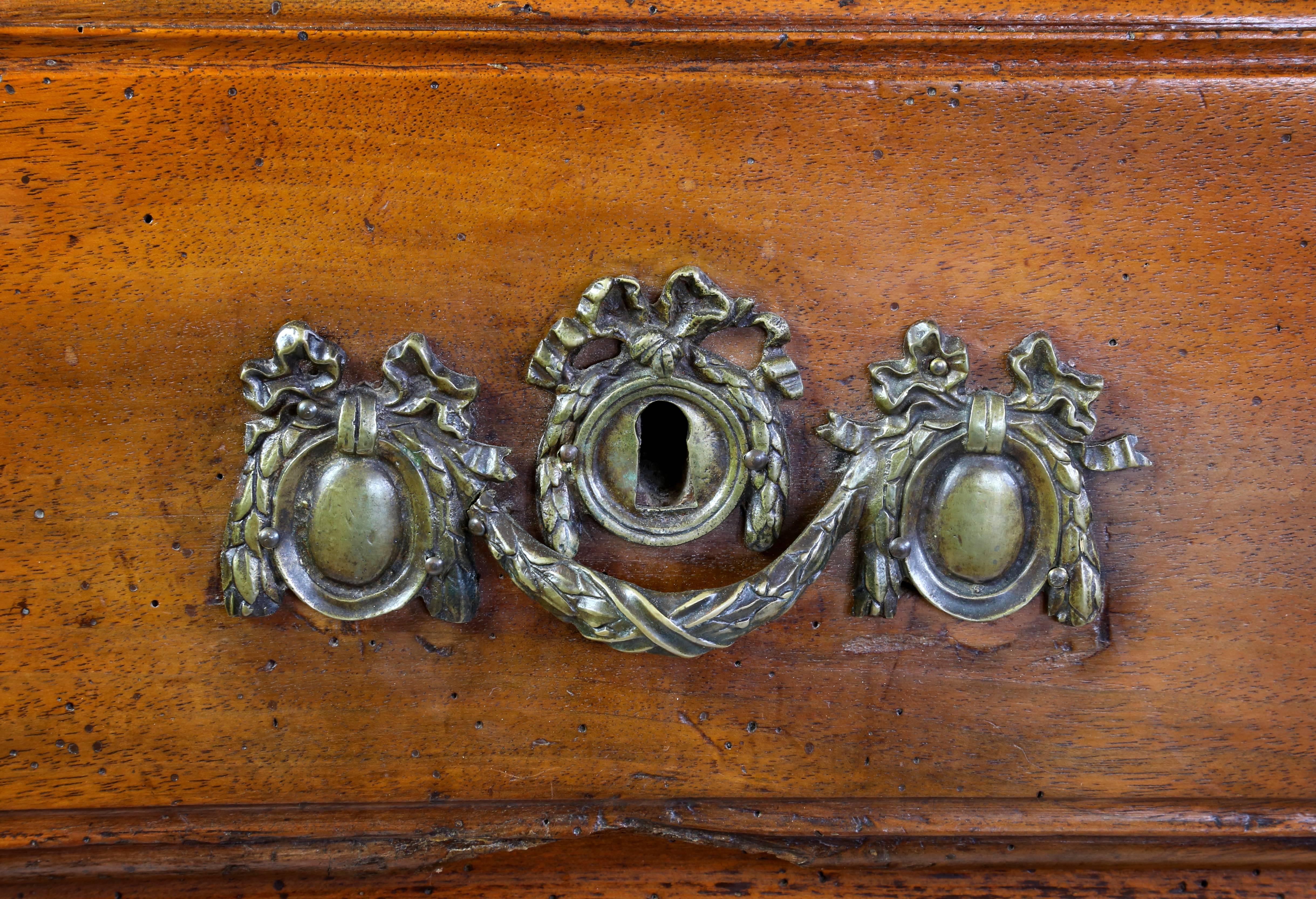 18th Century and Earlier Louis XV French Walnut Commode, 18th Century