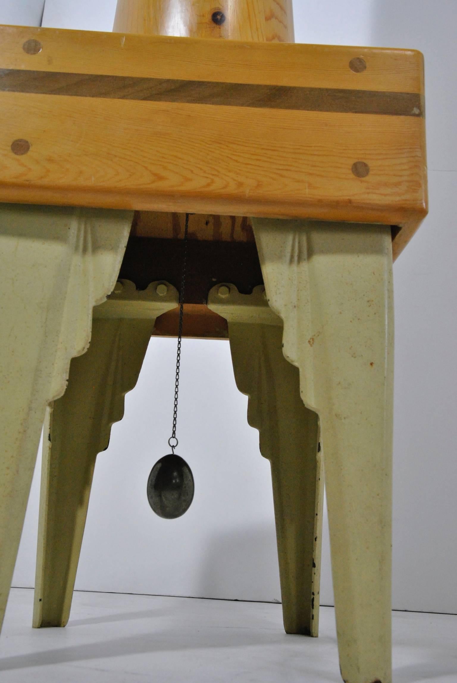 Sculpture by David King, Wood and Bronze, 1969 In Excellent Condition For Sale In Berkeley, CA