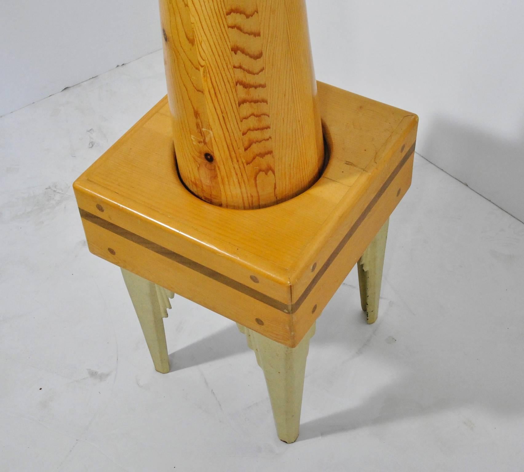 Sculpture by David King, Wood and Bronze, 1969 For Sale 2