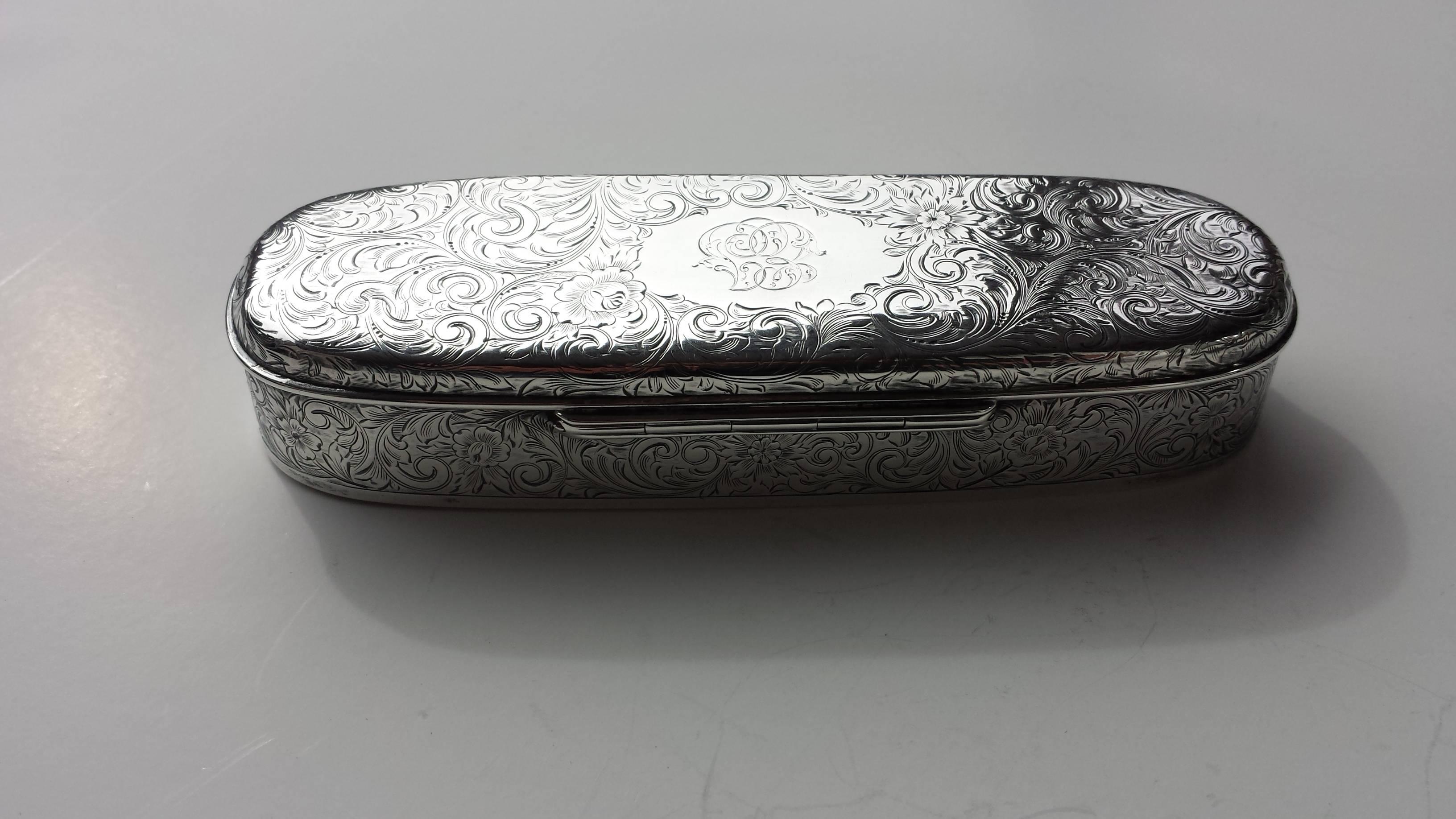 Black, Starr and Frost Sterling Silver Glasses Case, New York 2