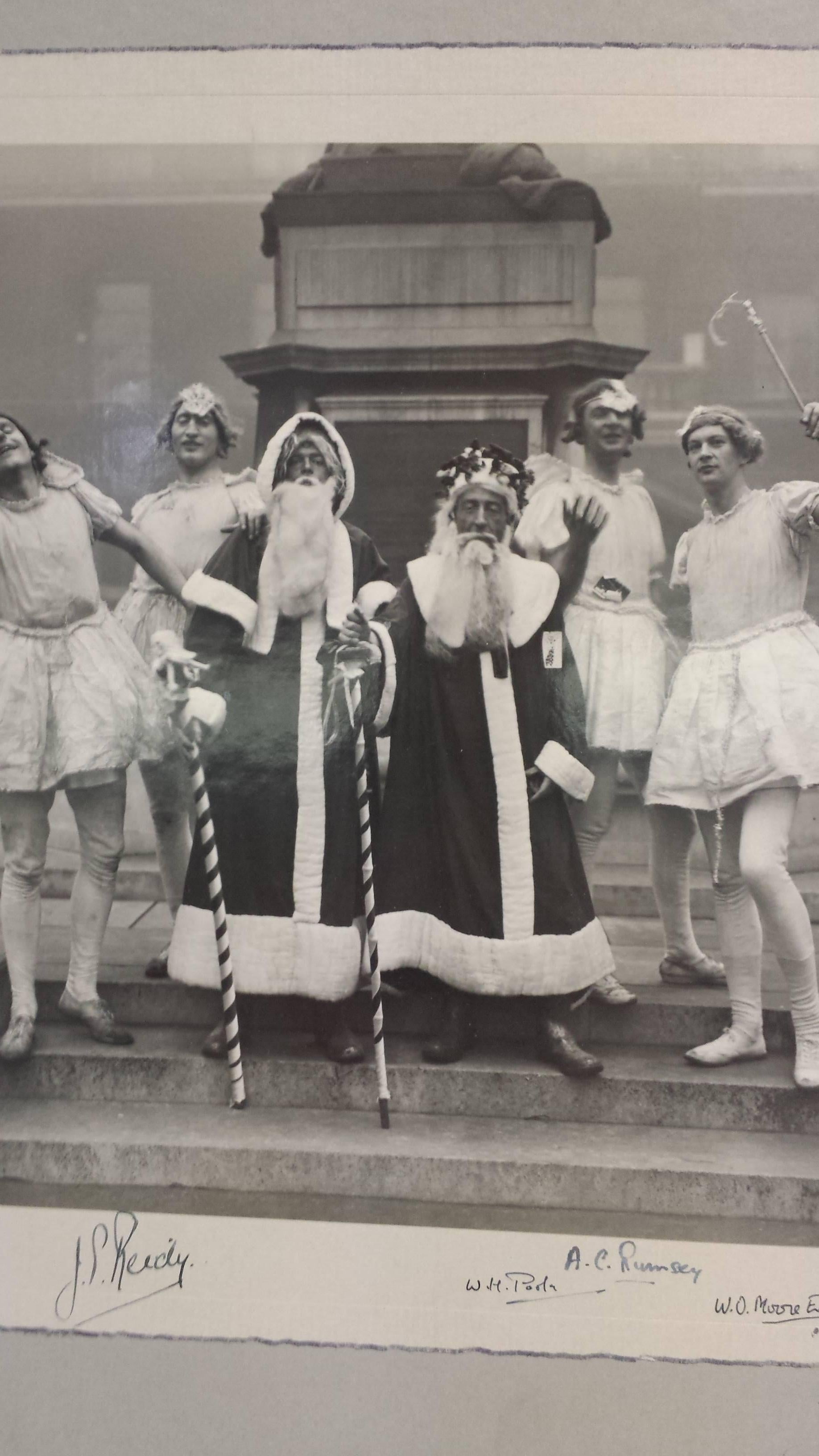 Albert Hester Photograph Christmas 1933 Clapton London, London Hospital Band 2