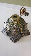 Important Sterling and Gilt Inkwell by John & Joseph Angell, London, 1853