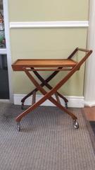 Mid-Century Modern Danish Folding Bar Cart