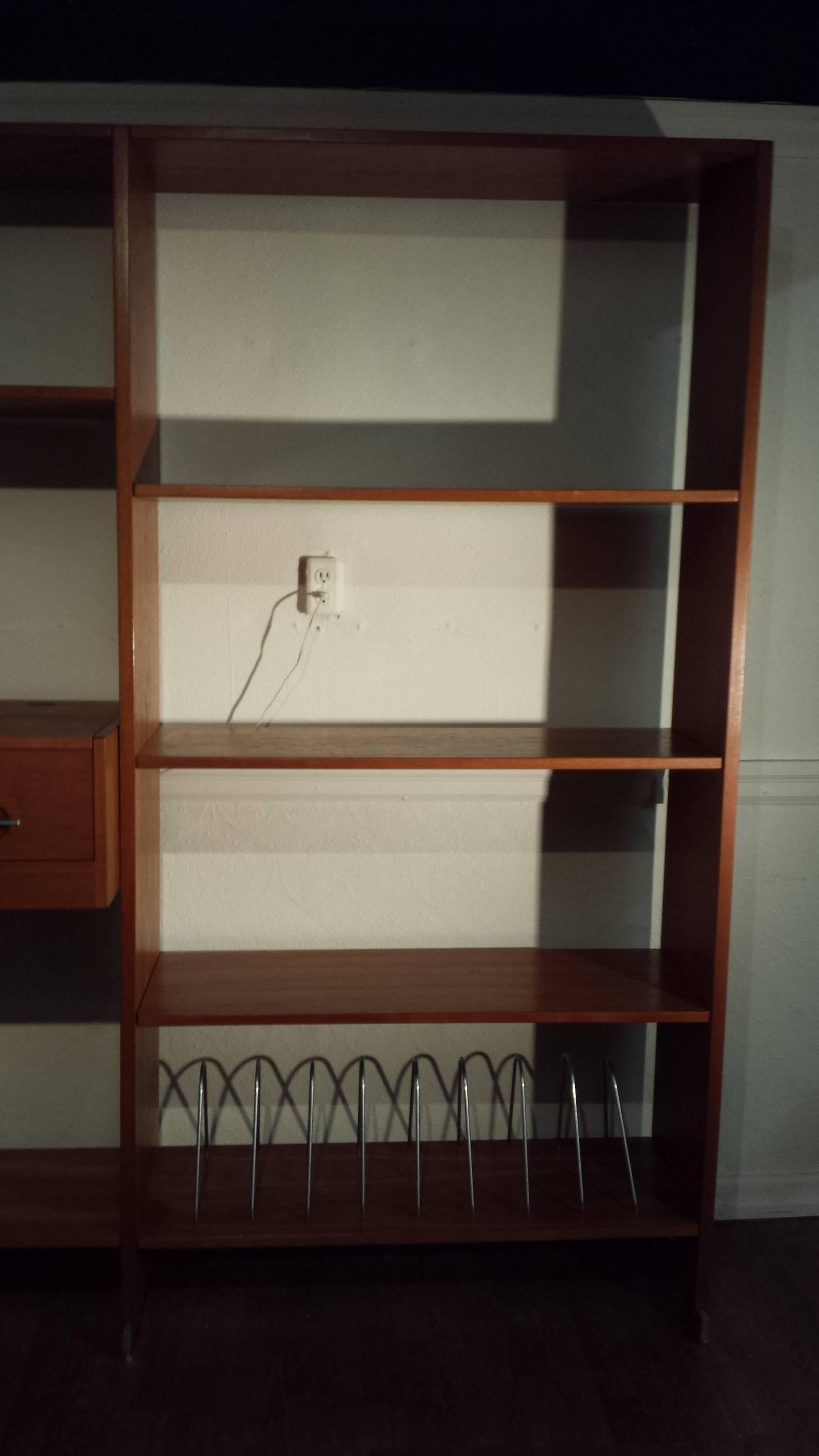 Teak Bookcase Stereo System by Hans J. Wegner, RY-100 Series, 1960-1961 4