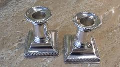 Sterling Silver Candlesticks, London by Richard Hodd & Son Hallmarked for 1879