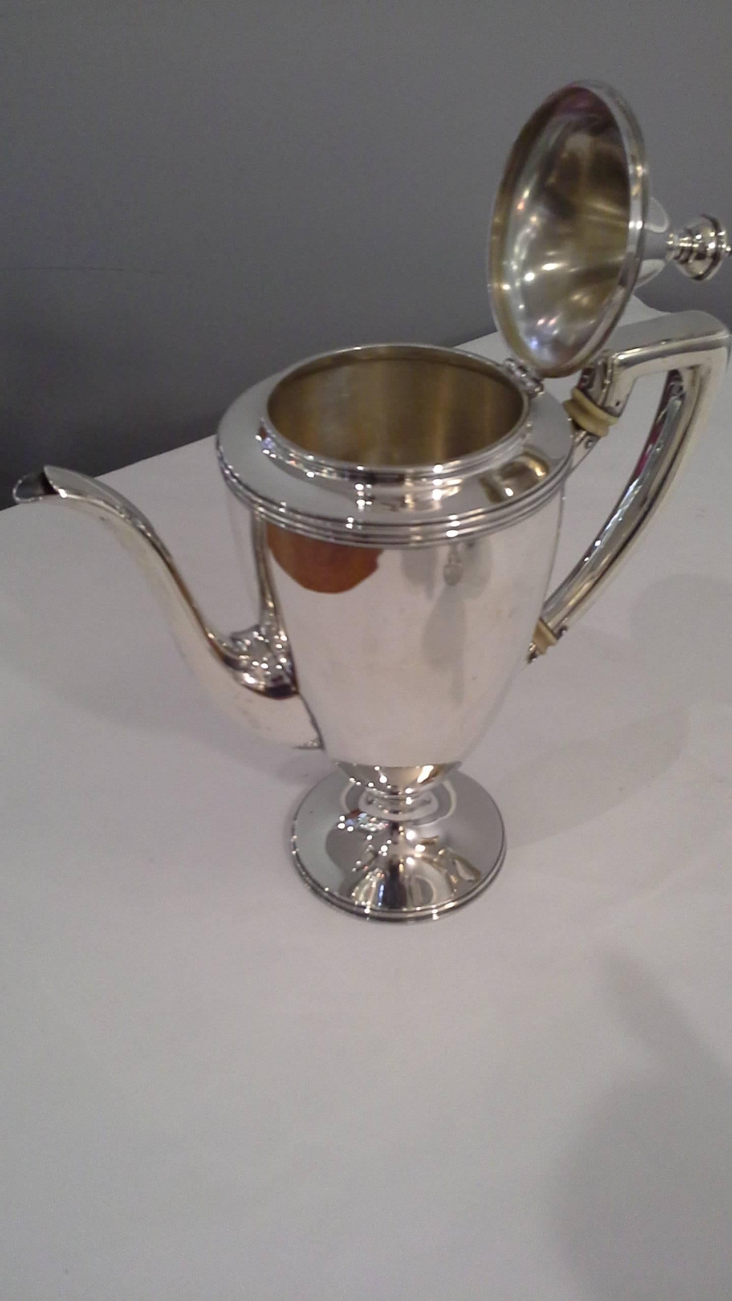 Tiffany & Co. Sterling Silver Four-Piece Tea Set 1