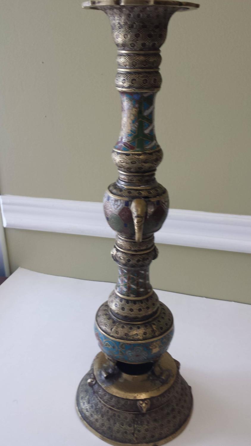 Japanese temple candlesticks