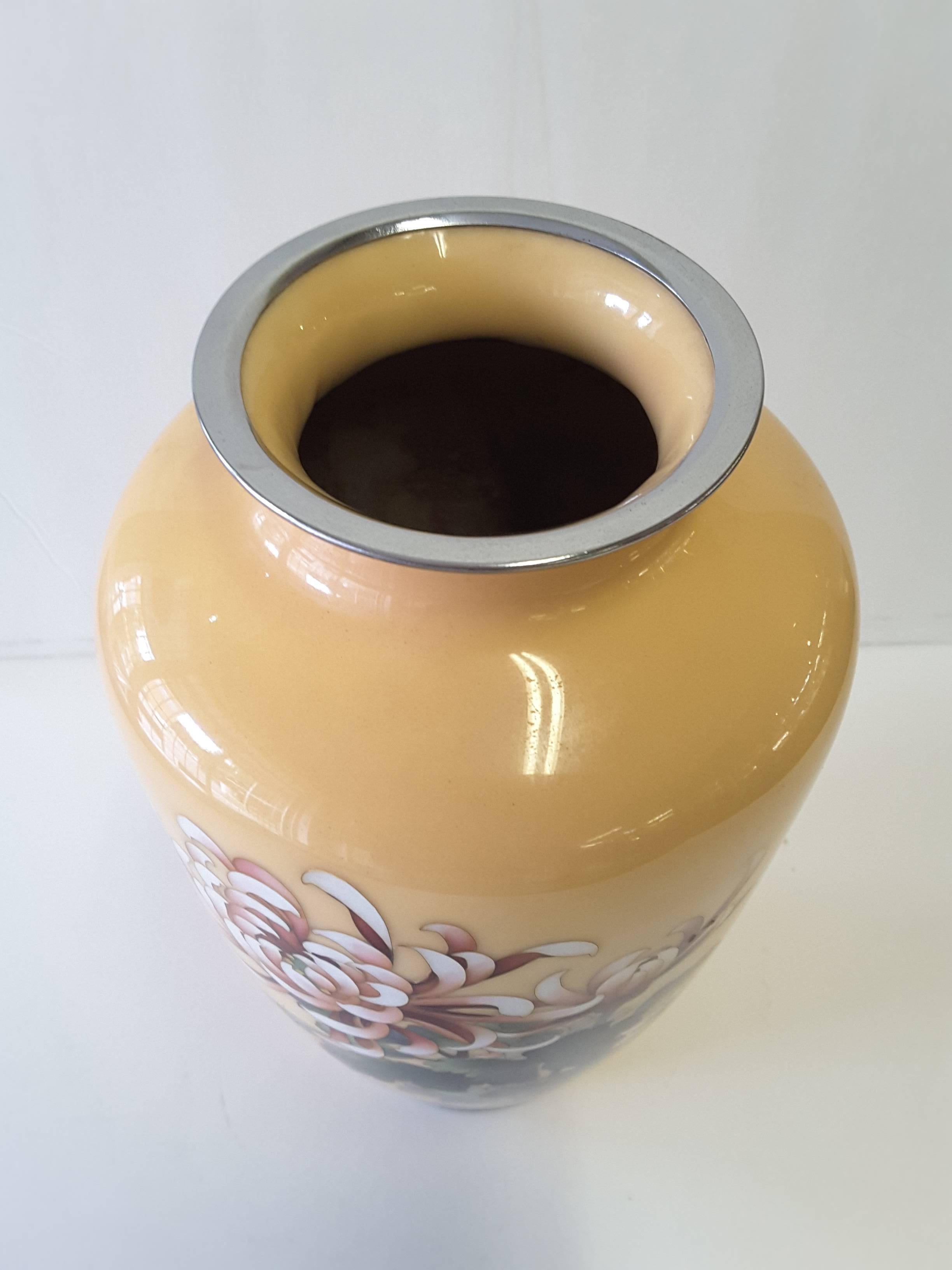 Japanese Cloisonne Enamel Vase by Ando Jubei, Meiji Period 2