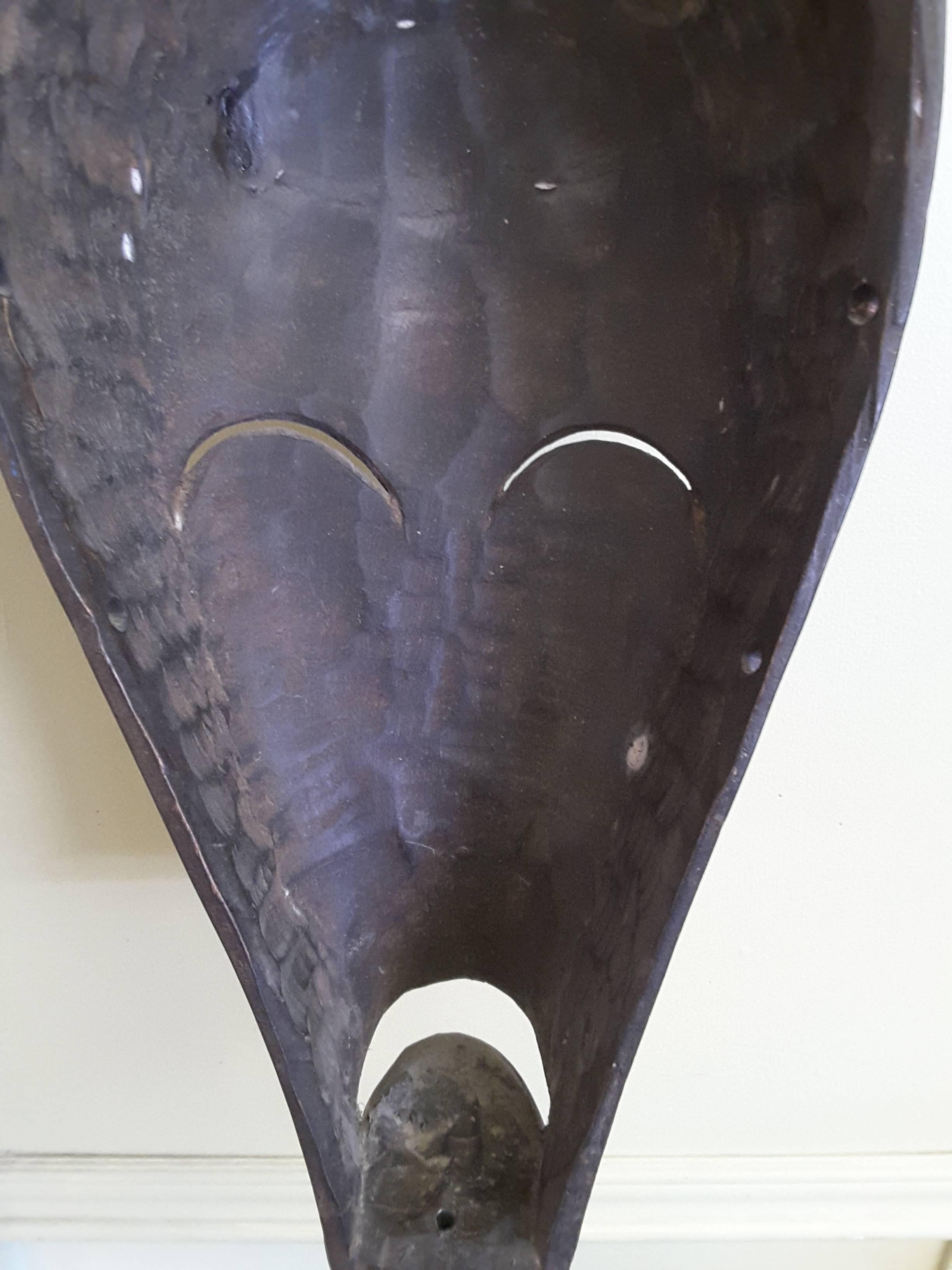 20th Century African Gabon Elongated Tribal Carved Mask