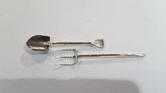 Rare Tiffany & Co. Caviar Set in Sterling Silver, for the Sophisticated Farmer