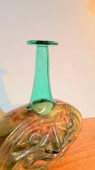 Kjell Engman "Rio" Art Glass Face Bottle, for Kosta Boda
