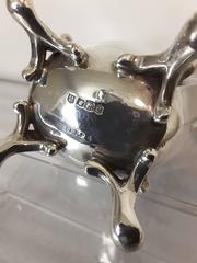 Sterling Silver Tea Pot by Charles Boyton & Son, London, Hallmarked for 1900