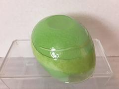 Green Iridescent Art Glass Swirl Bowl in the Style of Loetz