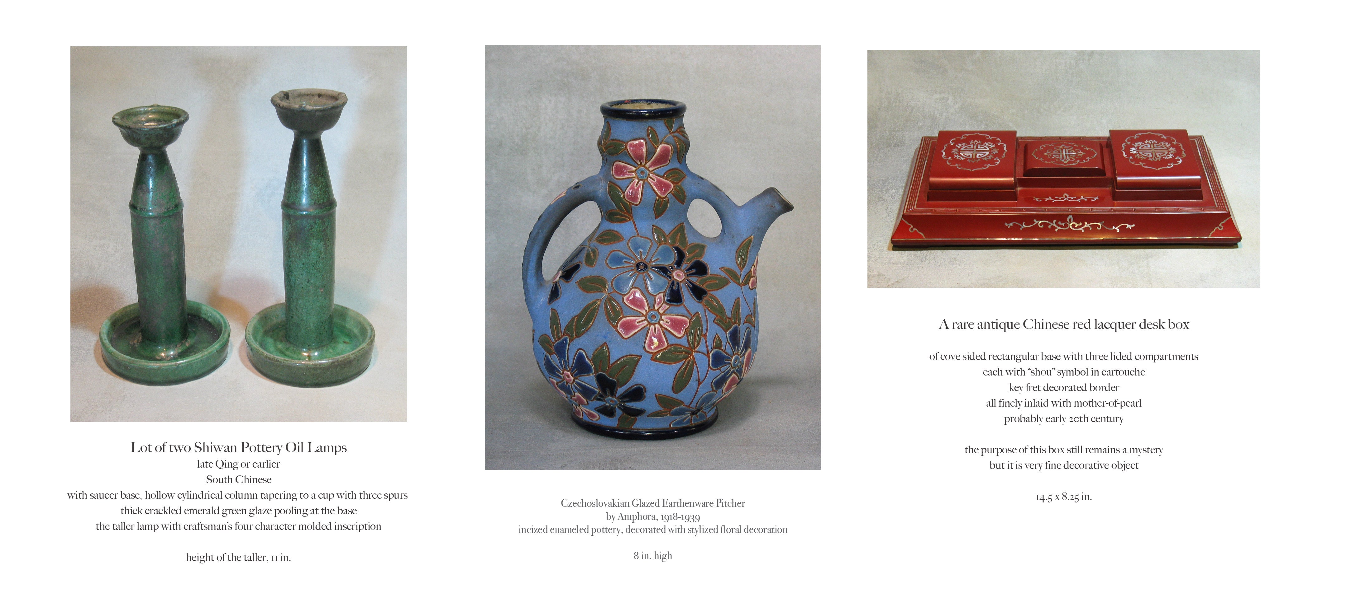 Czechoslovakian Glazed Earthenware Pitcher By Amphora Circa 1918