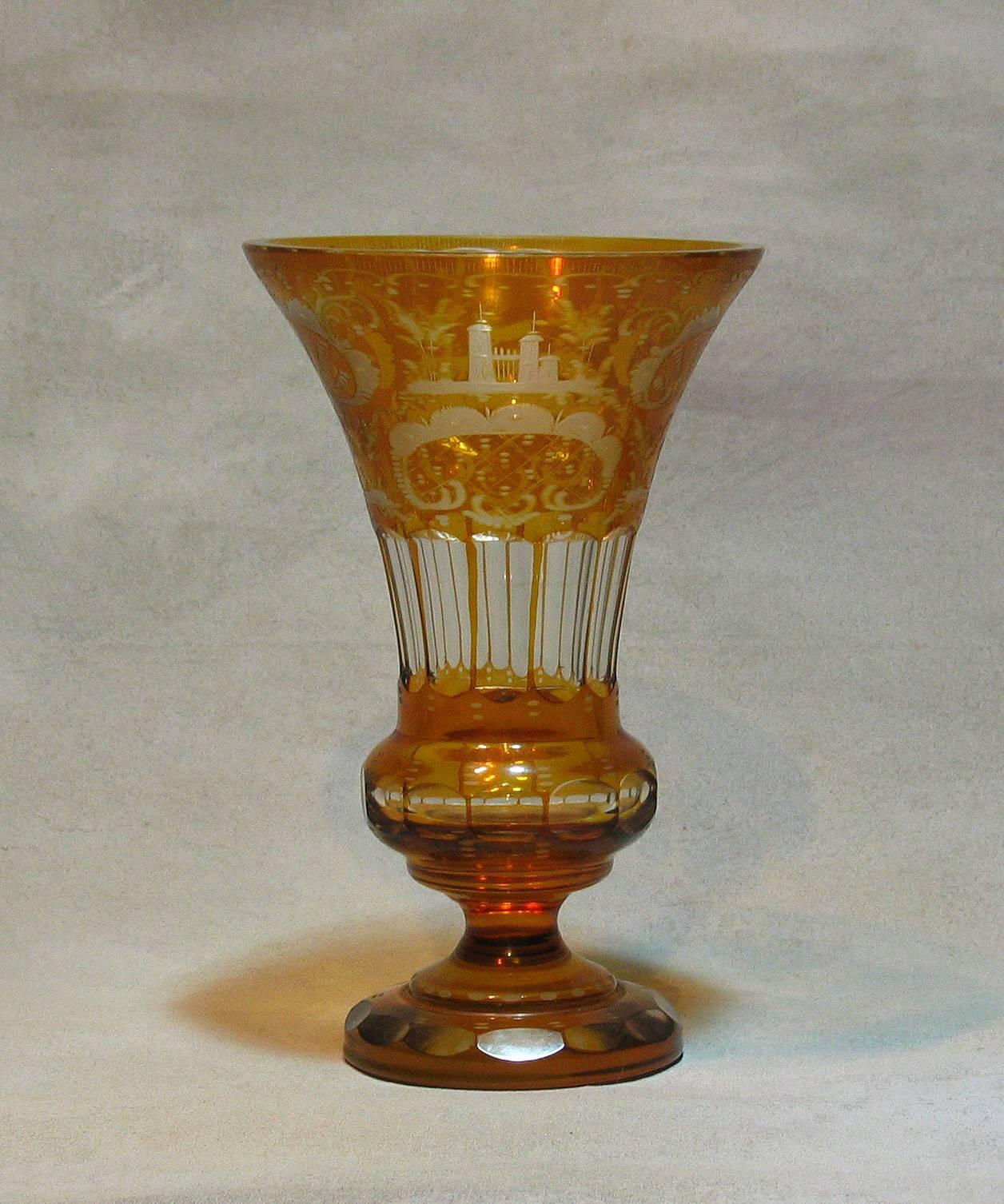 antique bohemian glass