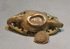 Carved Chinese Soapstone Water Dropper