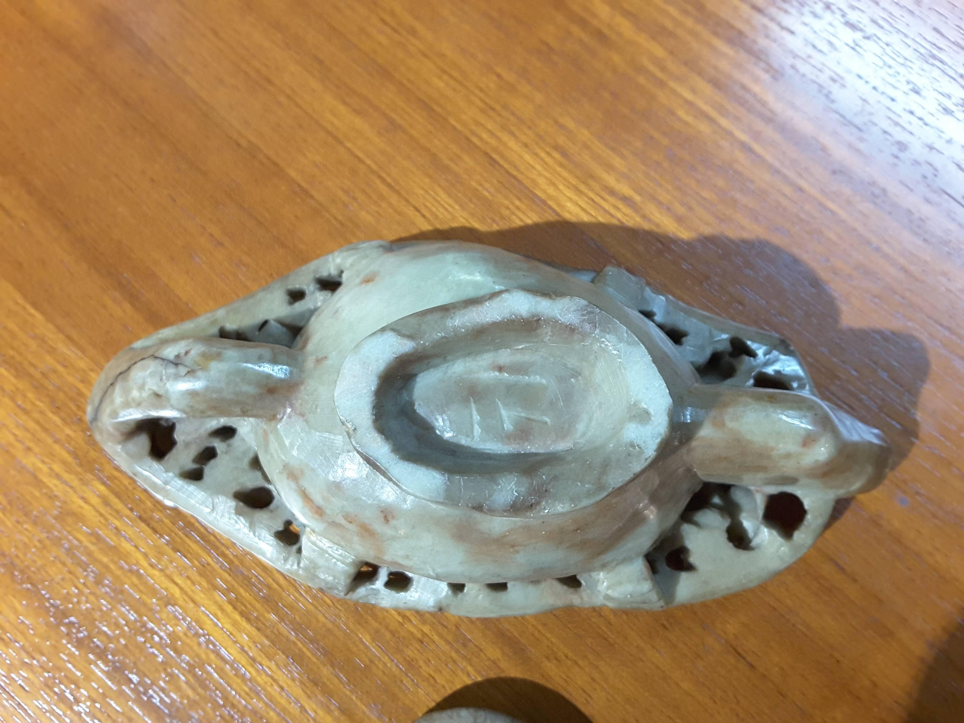 Carved Chinese Soapstone Water Dropper For Sale 3