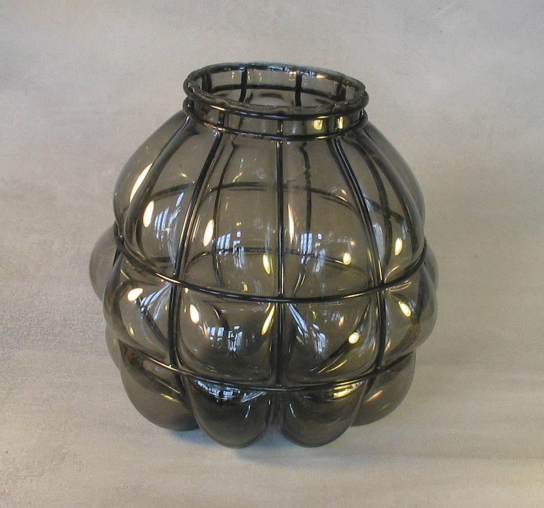 blown glass lantern