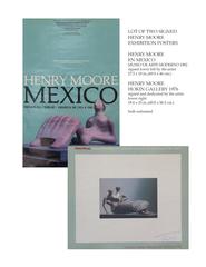 Lot of Two „"Signed“ Henry Moore-Ausstellungsplakat, datiert 1976 & 1982, Palm Beach