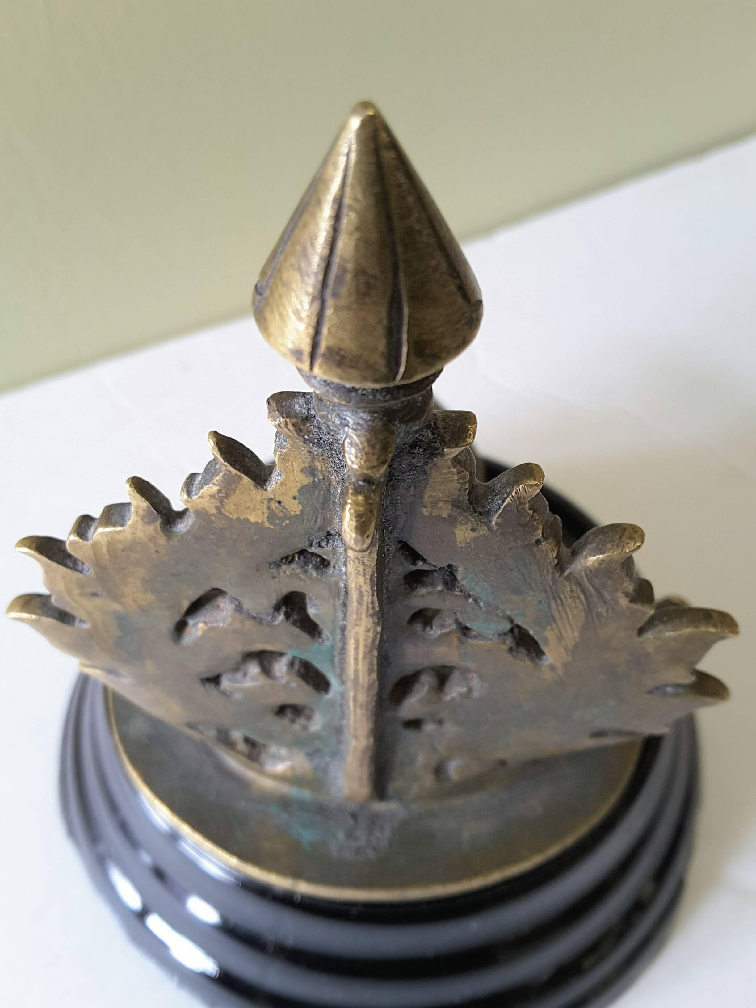 Bronze South Hindu Ritual Oil Lamp 2