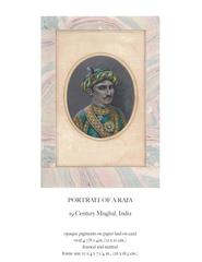 Fine Portrait of a Raja, 19th Century Mughal, India