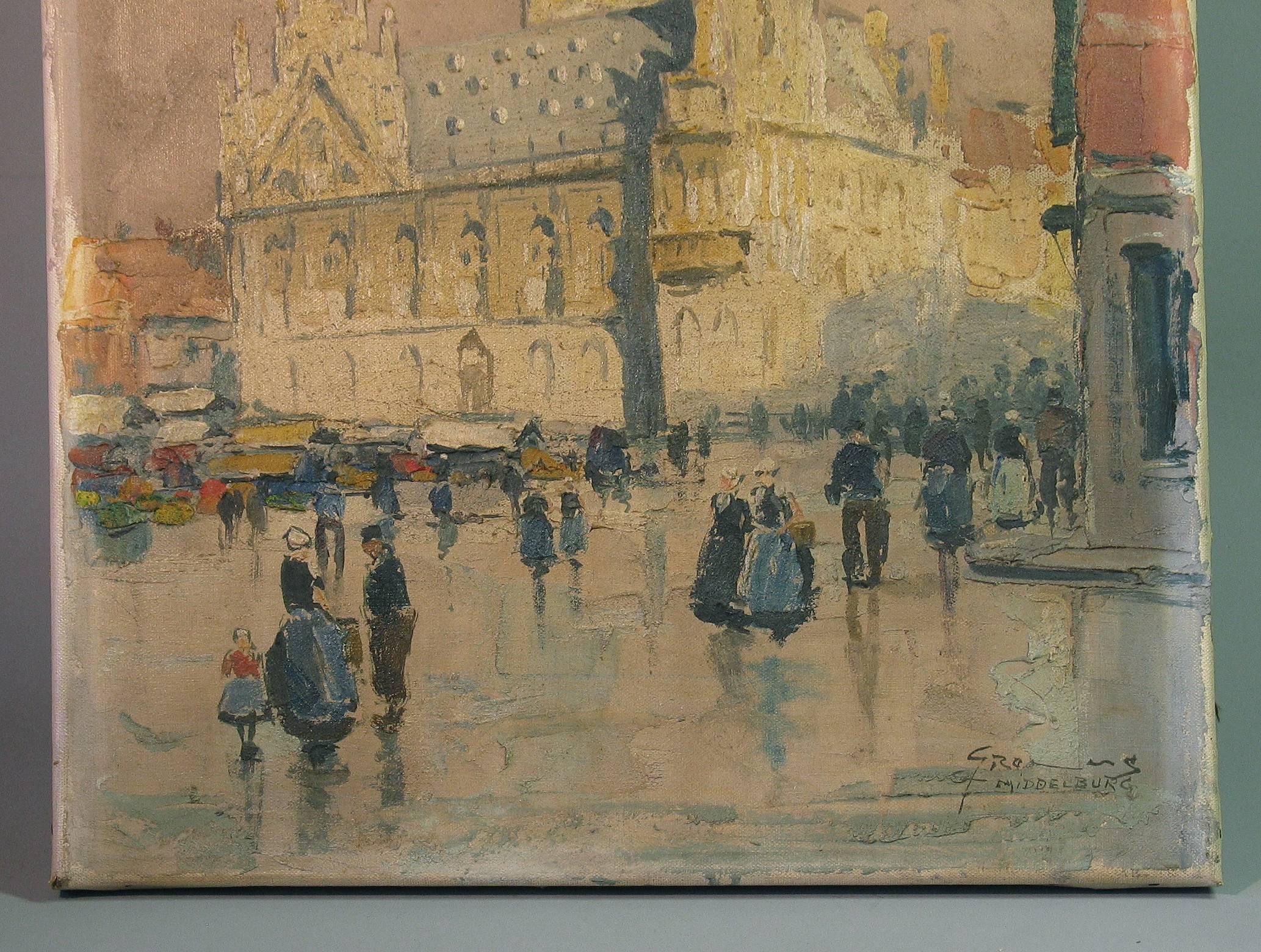 Gerhard Cohn Roemers, Oil on Canvas Painting For Sale 1