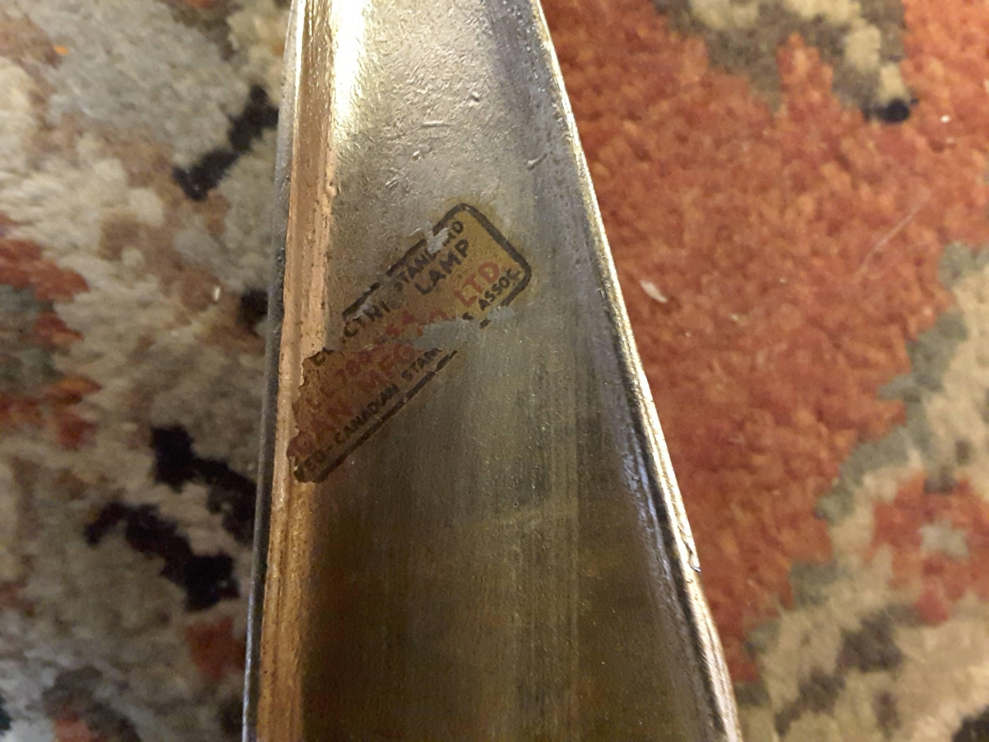 Mid-Century Chrome DC-3 Airplane Smoking Table 3