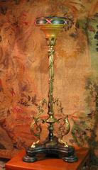 Incredible Russian Gilt Bronze Gueridon with a Granite Top, 19th Century