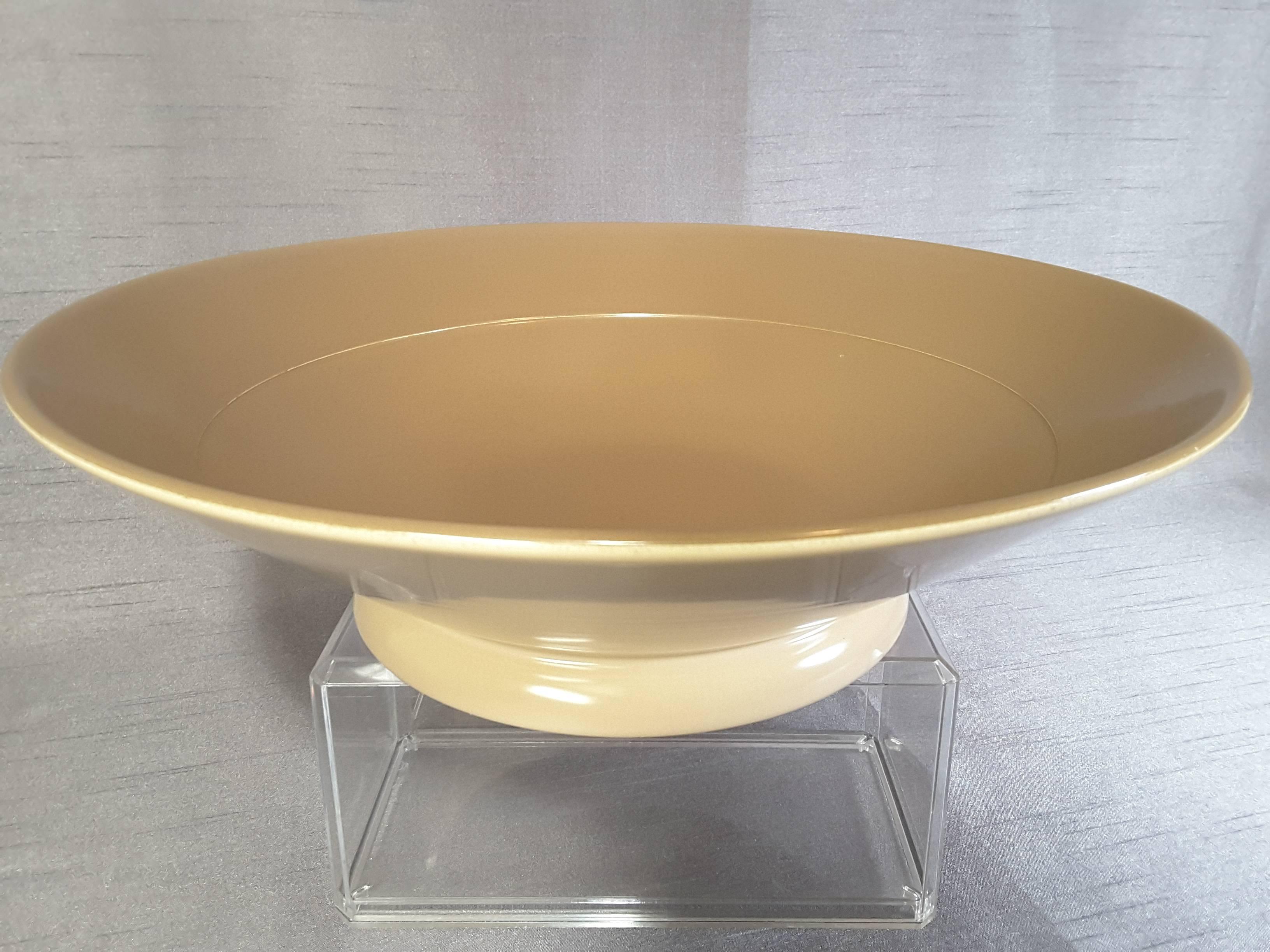 Mid-Century Poole Pottery Centre Bowl or Fruit Bowl 1