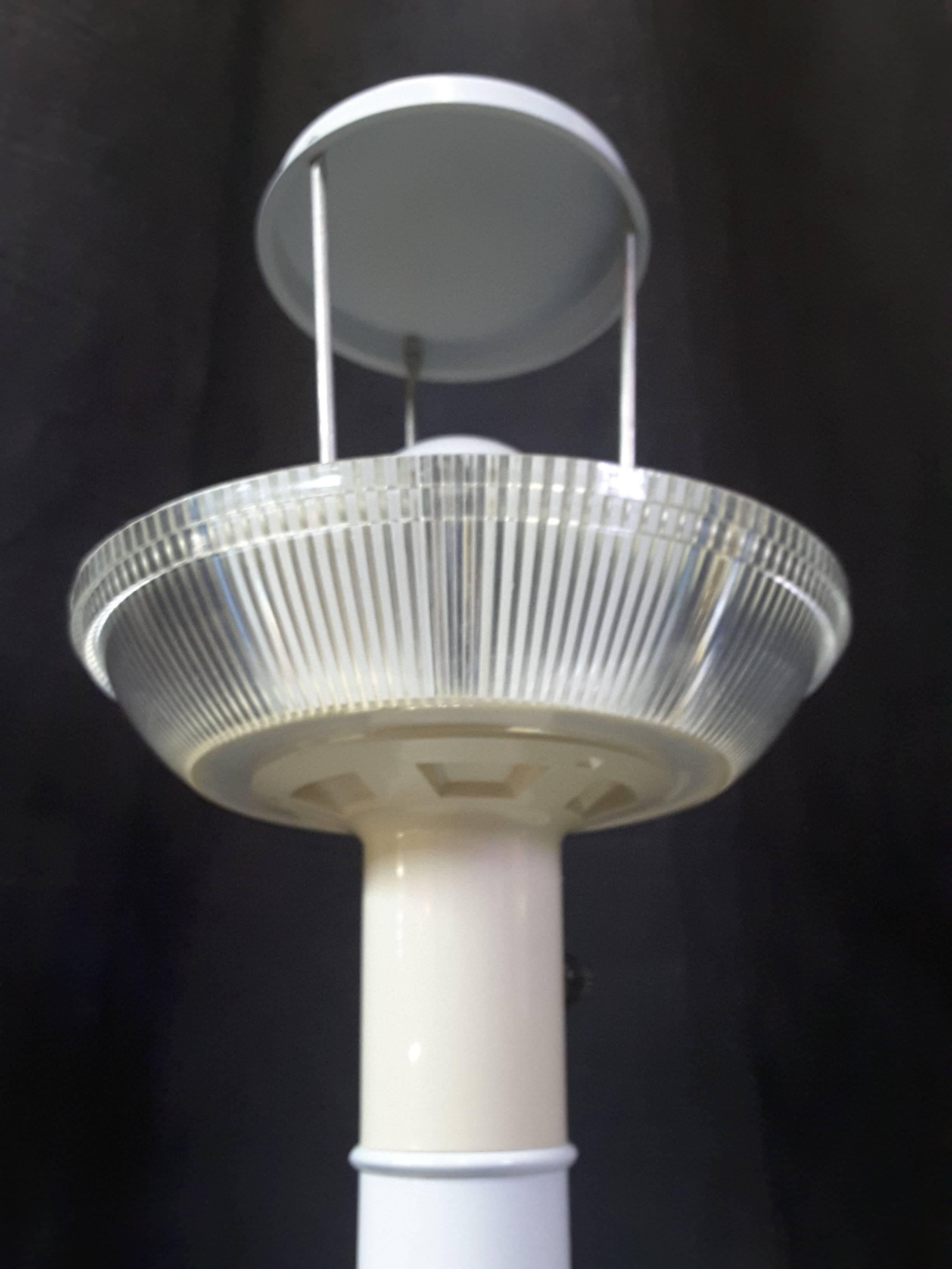 American Gerald Thurston Table Lamp for Lightolier All in White