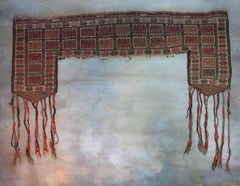 Ersari Kapunuk Turkmenistan Wool Rug Yurt Door Decoration