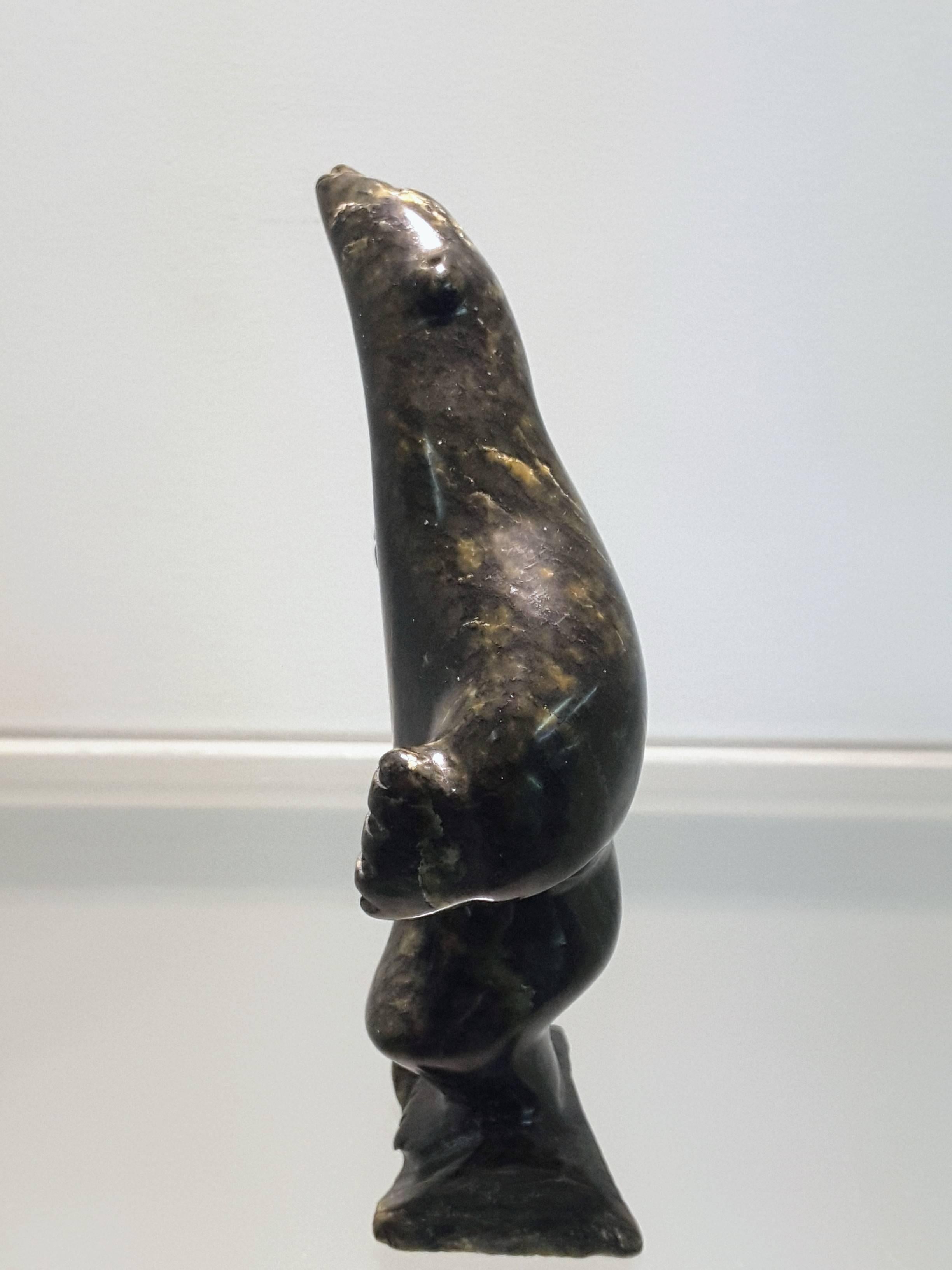 inuit dancing bear sculpture