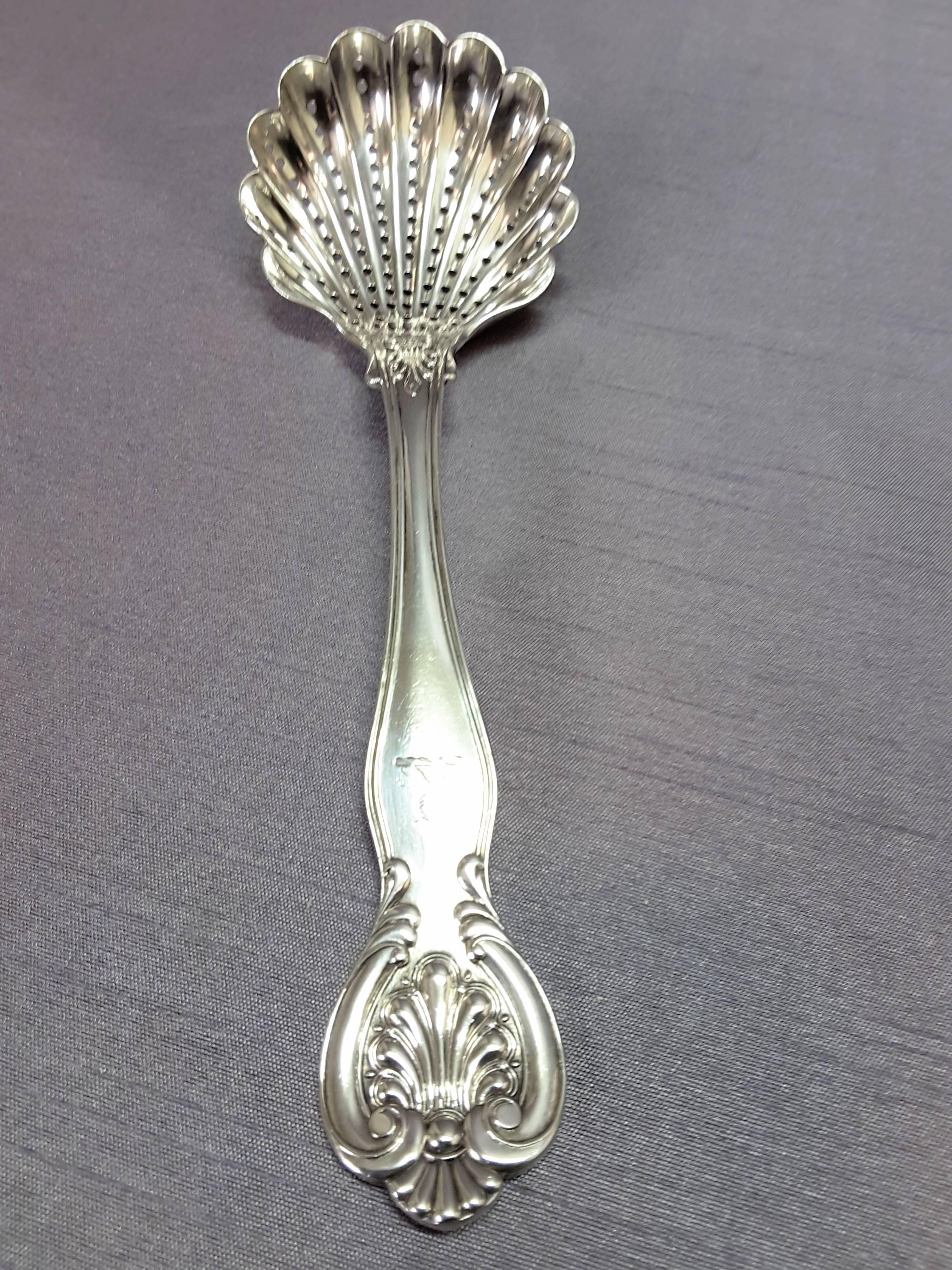 Georgian Sterling Silver Ladle Hallmarked, 1802 In Good Condition For Sale In Ottawa, Ontario