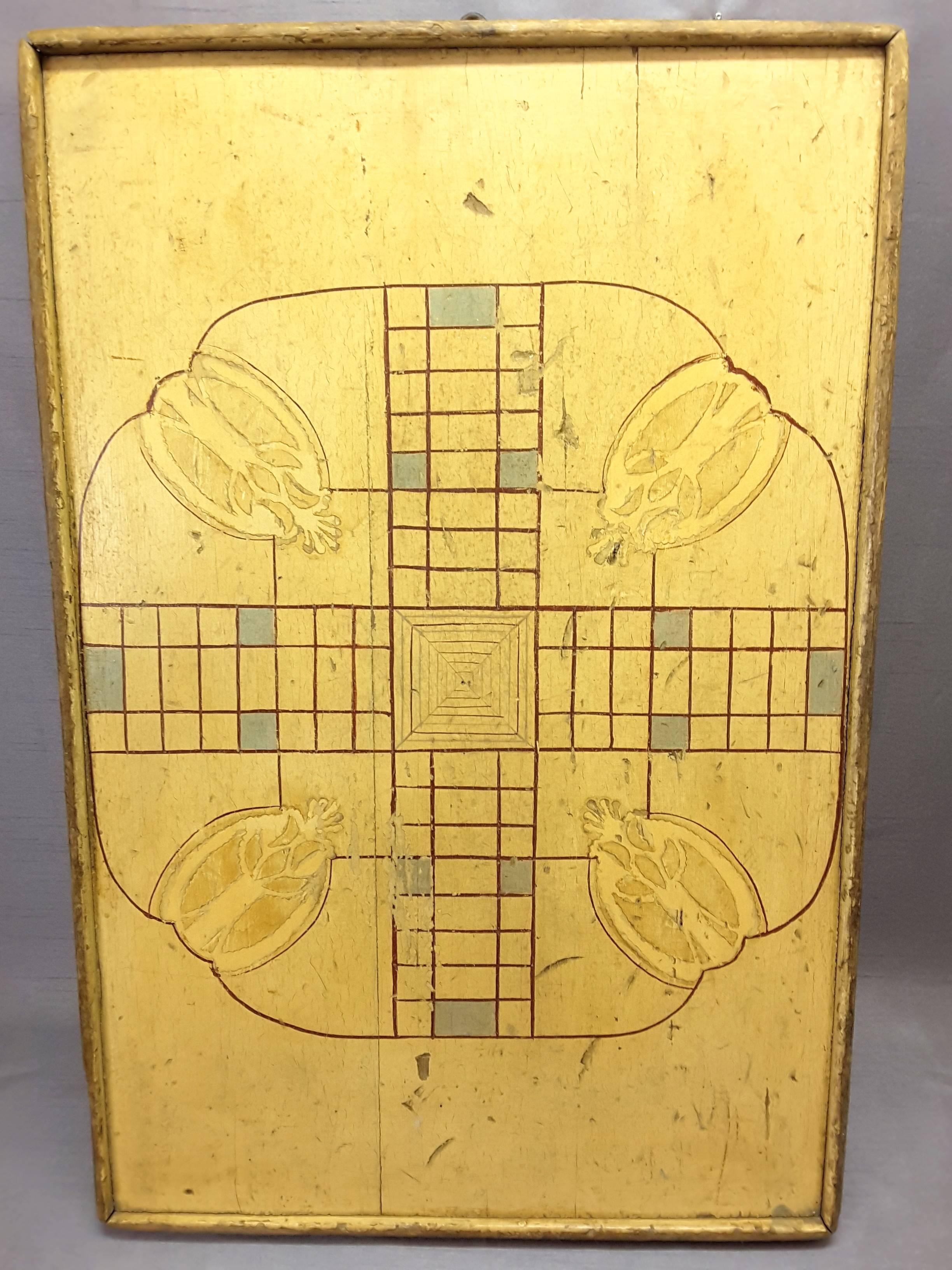 Canadian Double-Sided Game Board in Original Paint