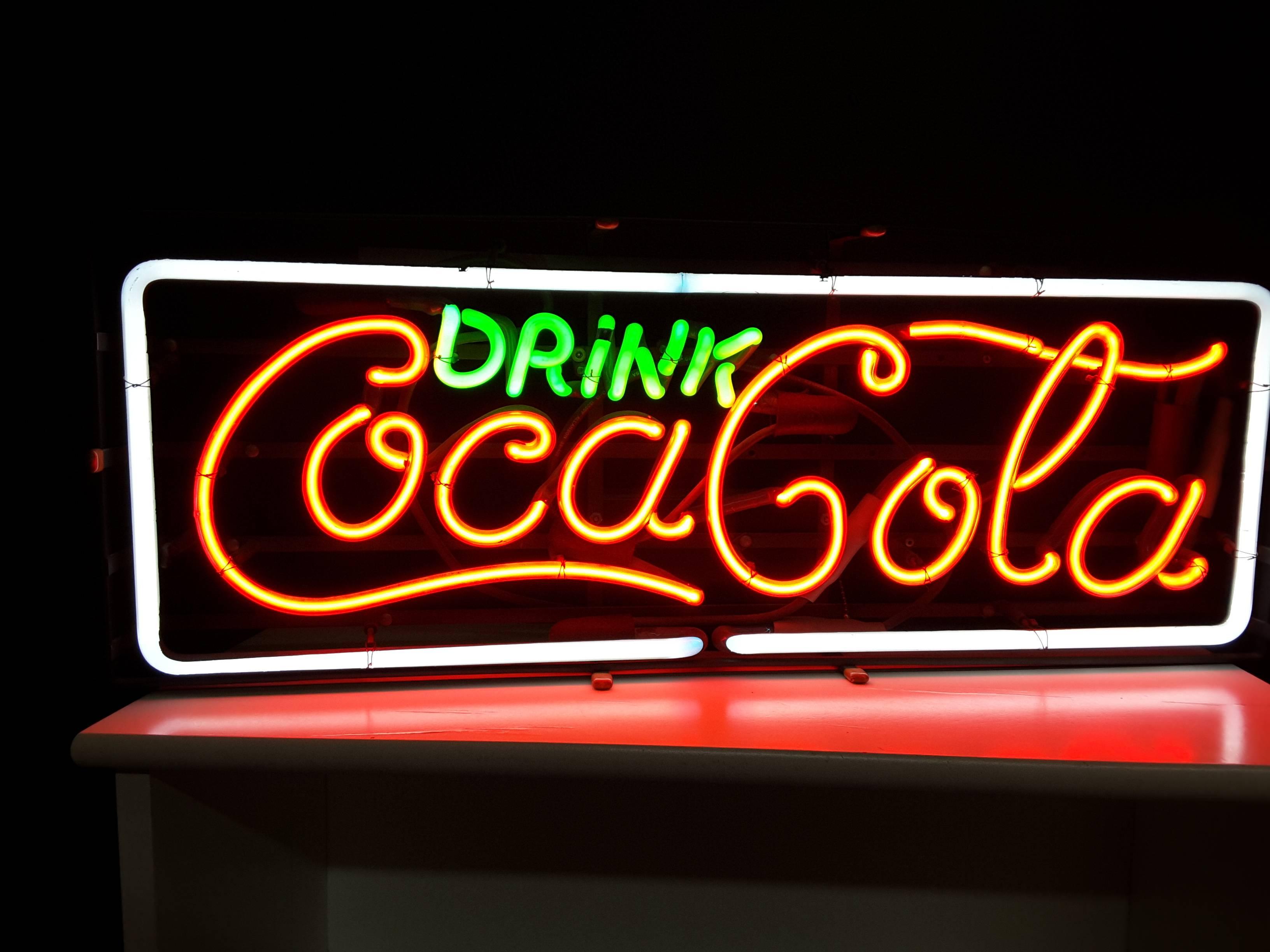 coca cola neon sign for sale