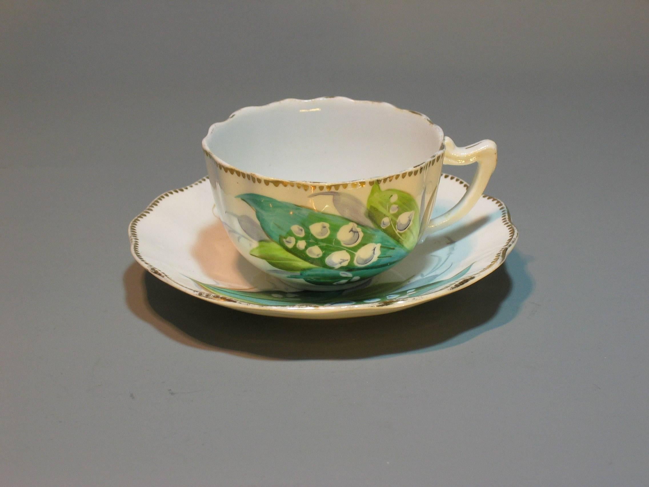 Staffordshire Porcelain Part Tea and Dessert Service, First Half of 19th Century 1