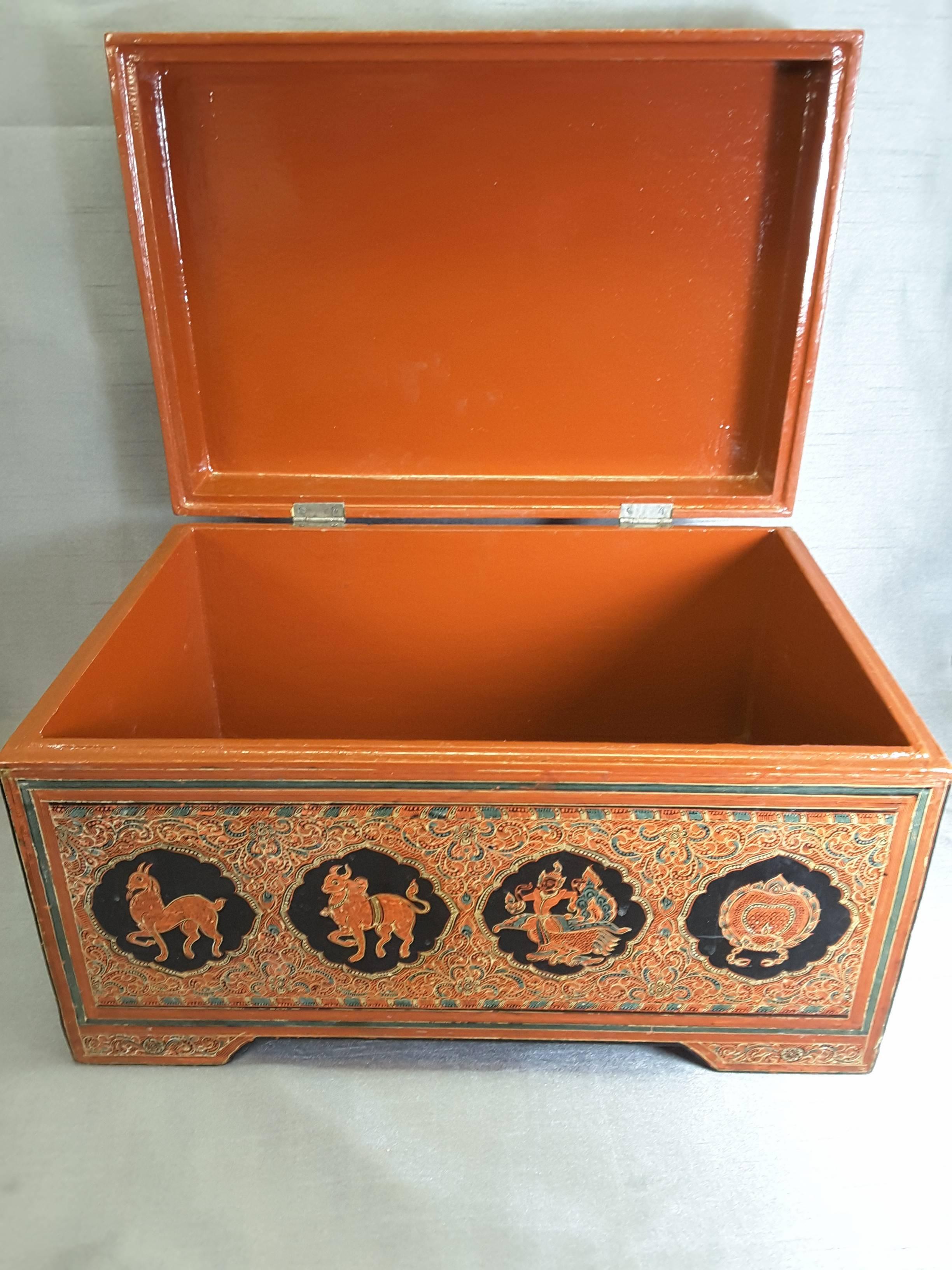 Tribal South East Asian Document/Storage Box For Sale