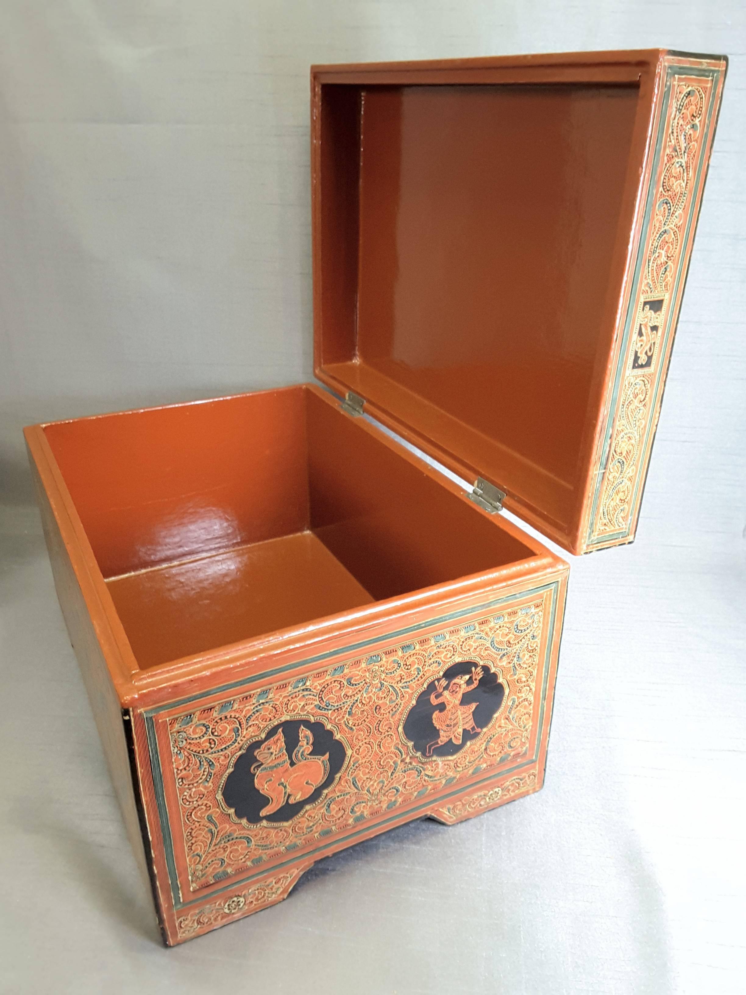 Thai South East Asian Document/Storage Box For Sale