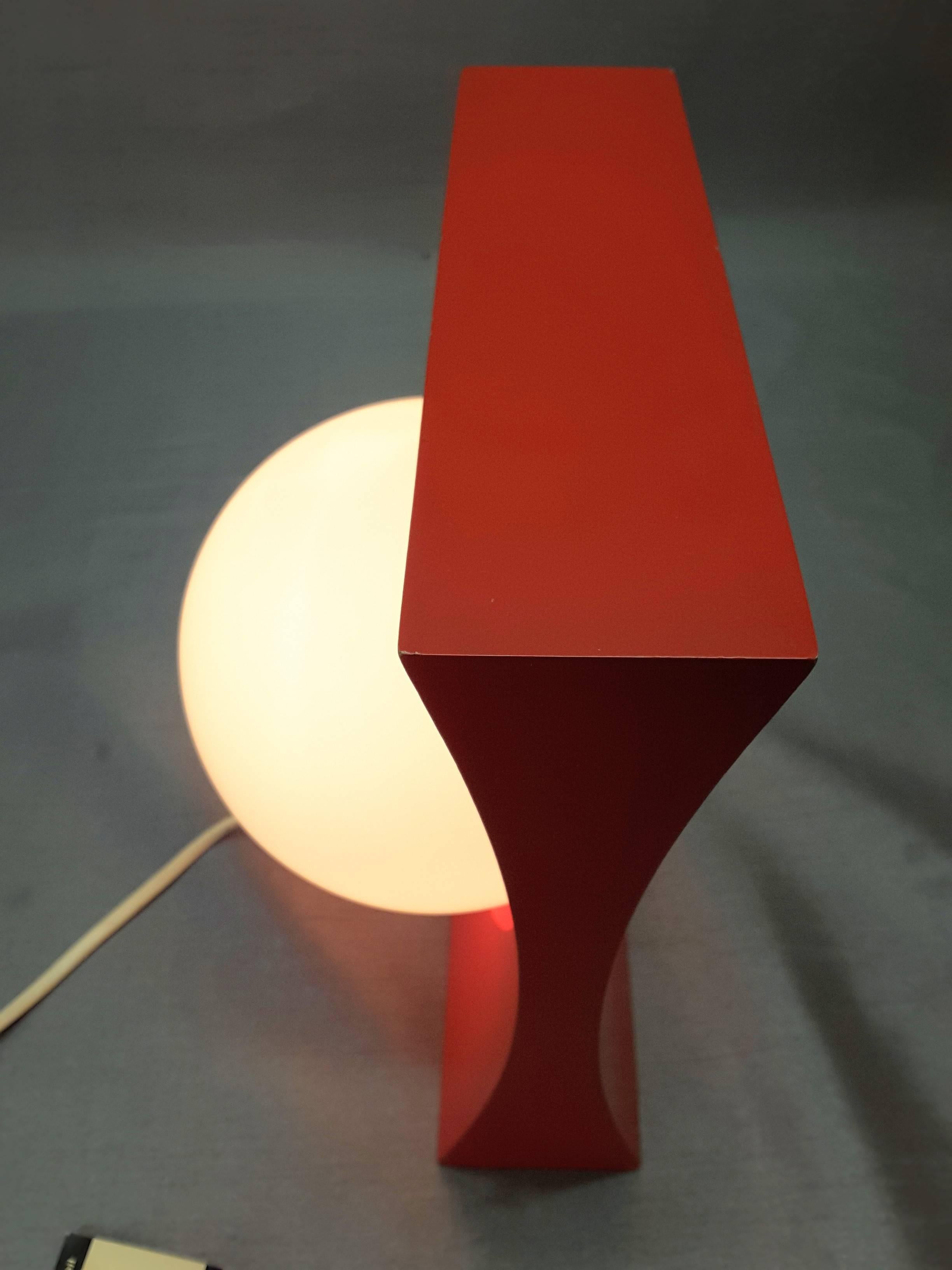 Wood Temde Floating Ball Table and/or Wall Lamp MCM, Germany