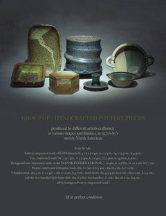 Group of Seven Handcrafted Pottery Vases