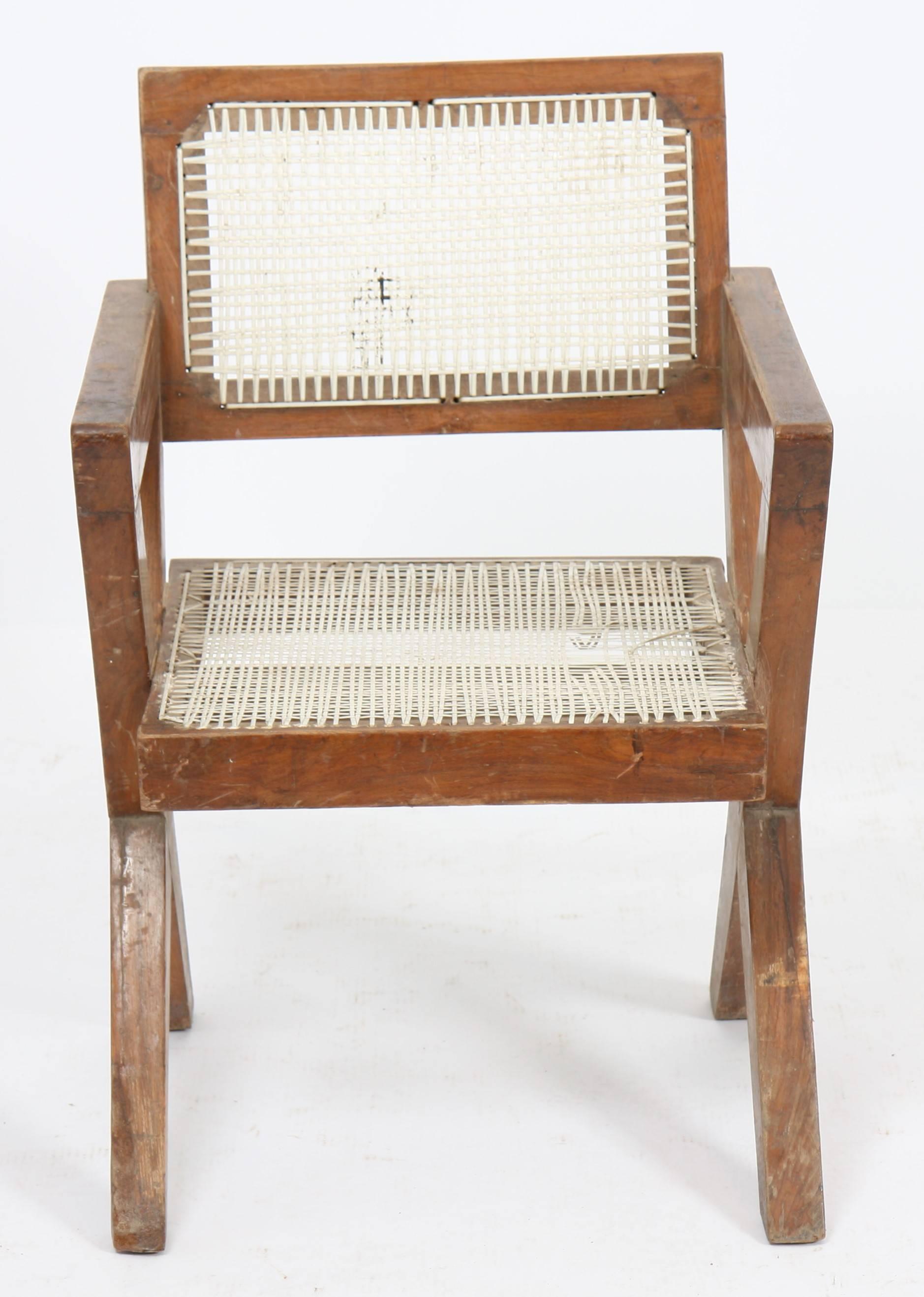 Indian Exceptional Chair by Pierre Jeanneret