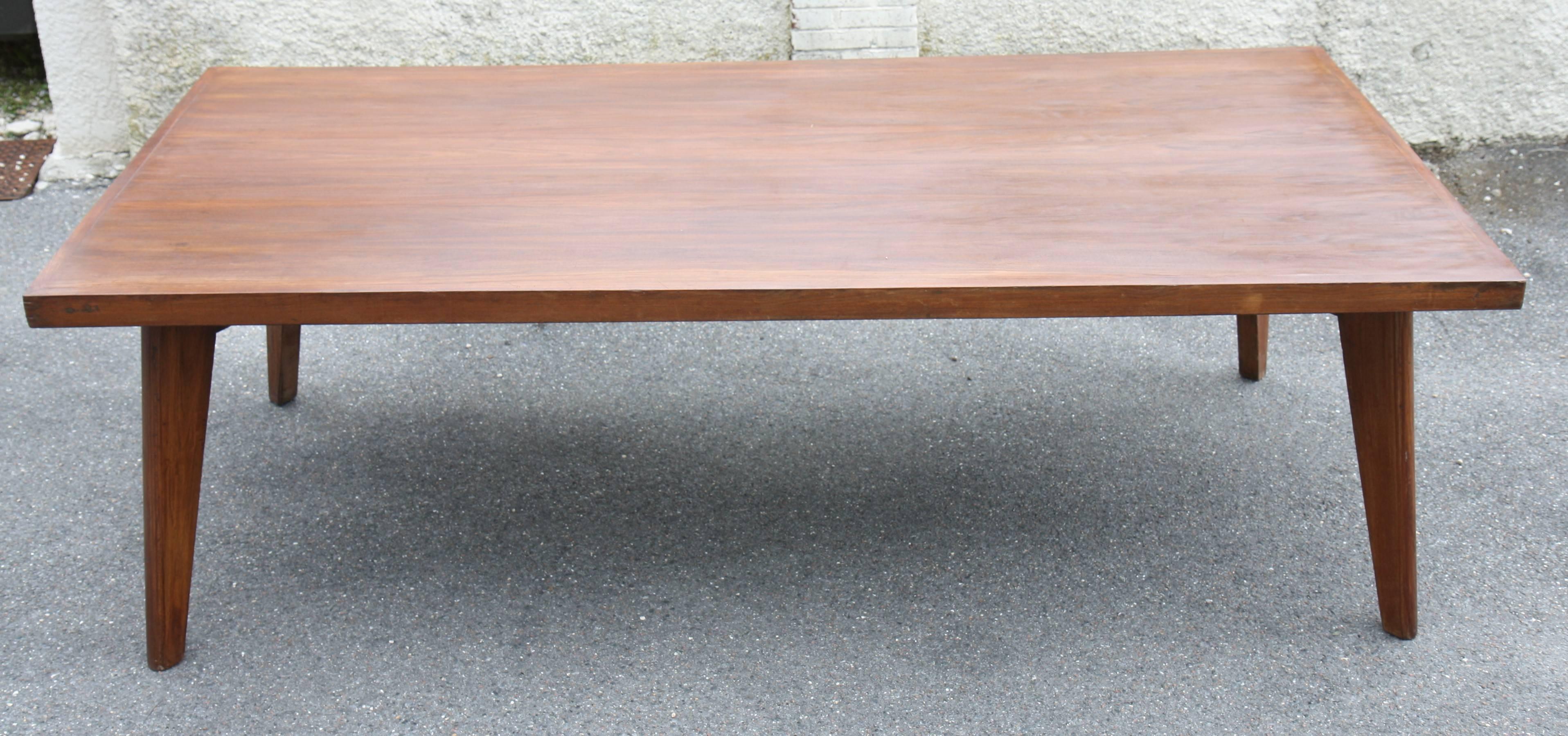 Indian Pierre Jeanneret, Rare and Exceptional Committee Table