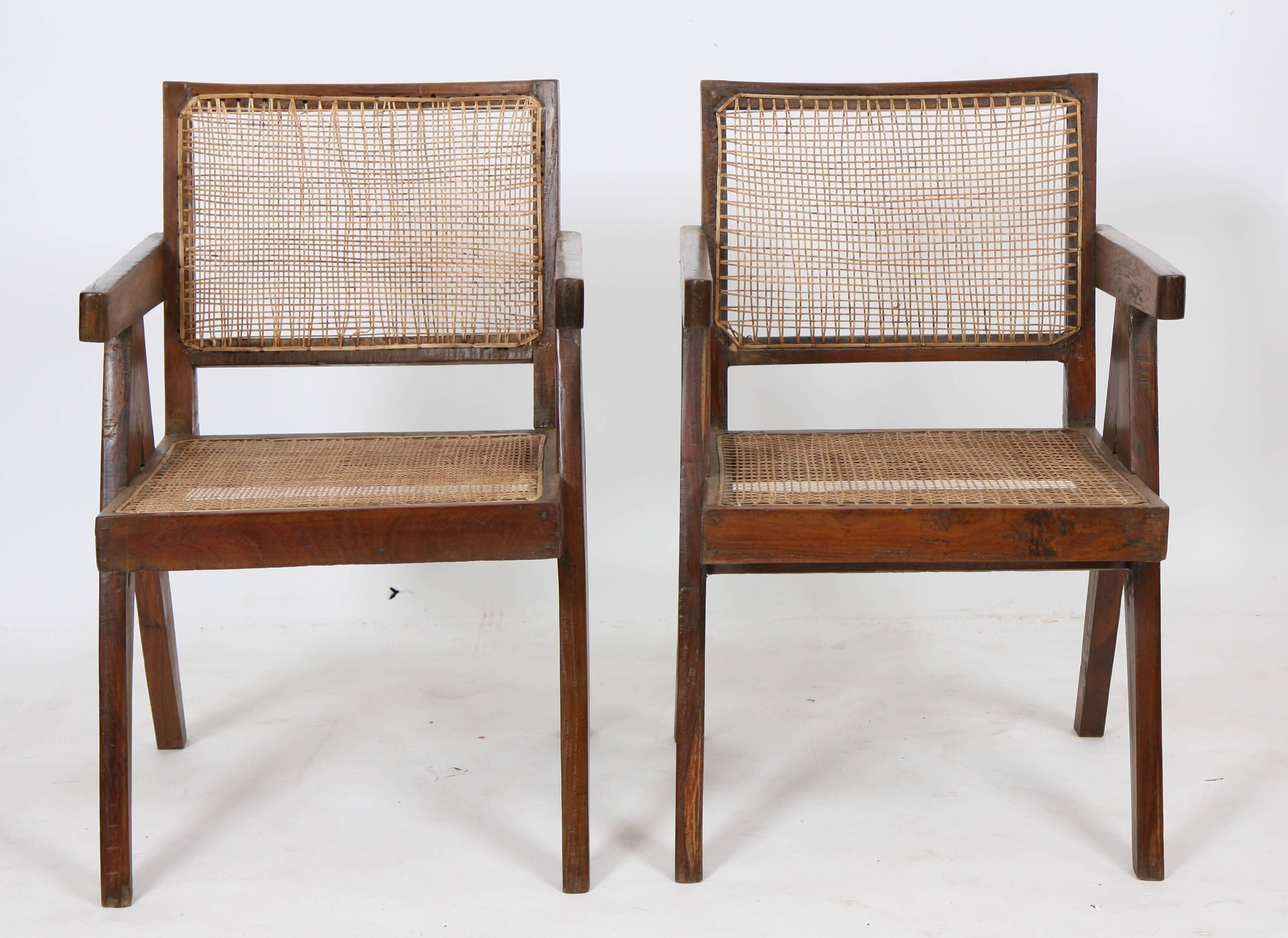 Mid-20th Century Set of Two Armchairs Called 